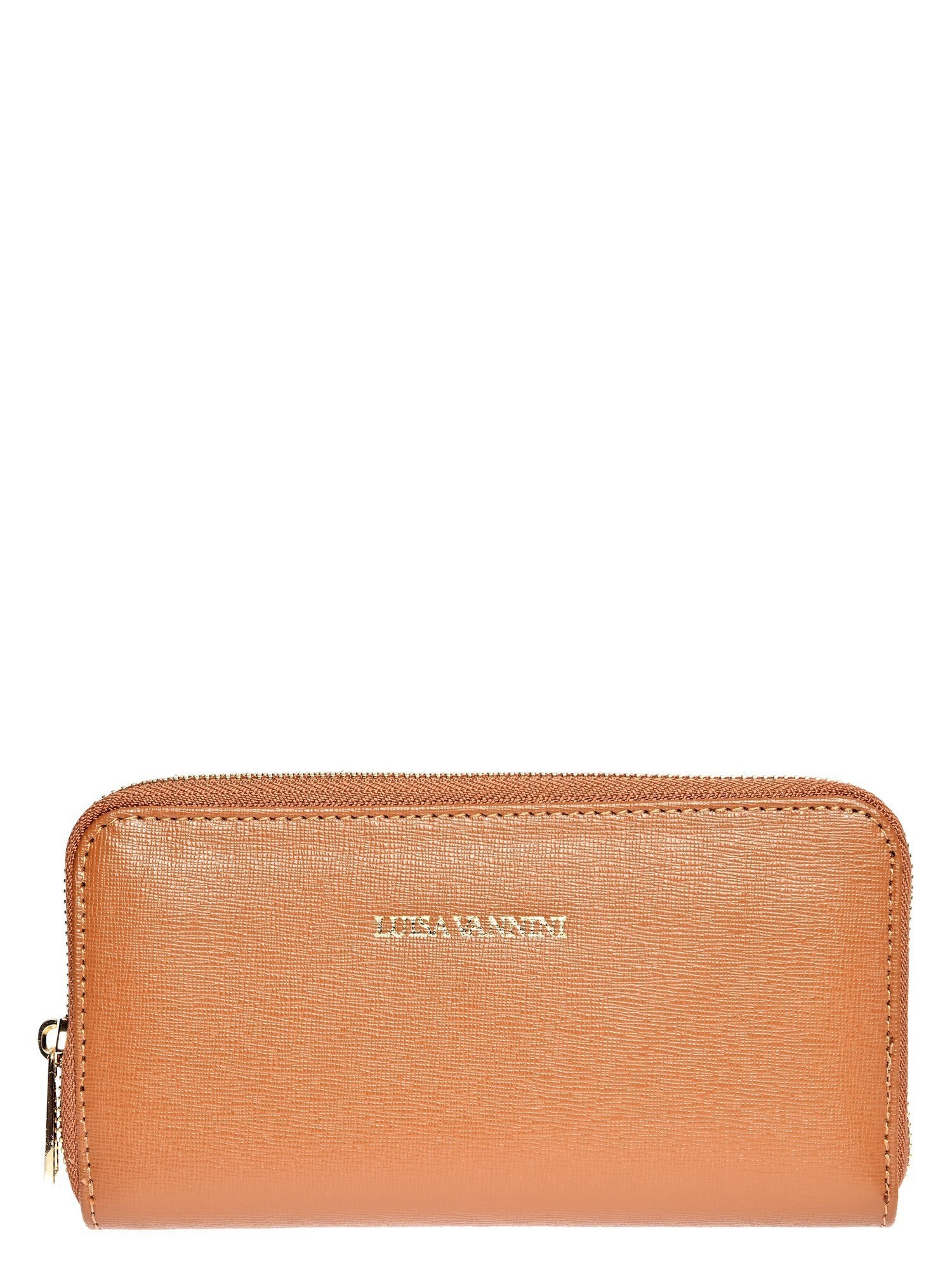Luisa Vannini Brown Rundleer Tas