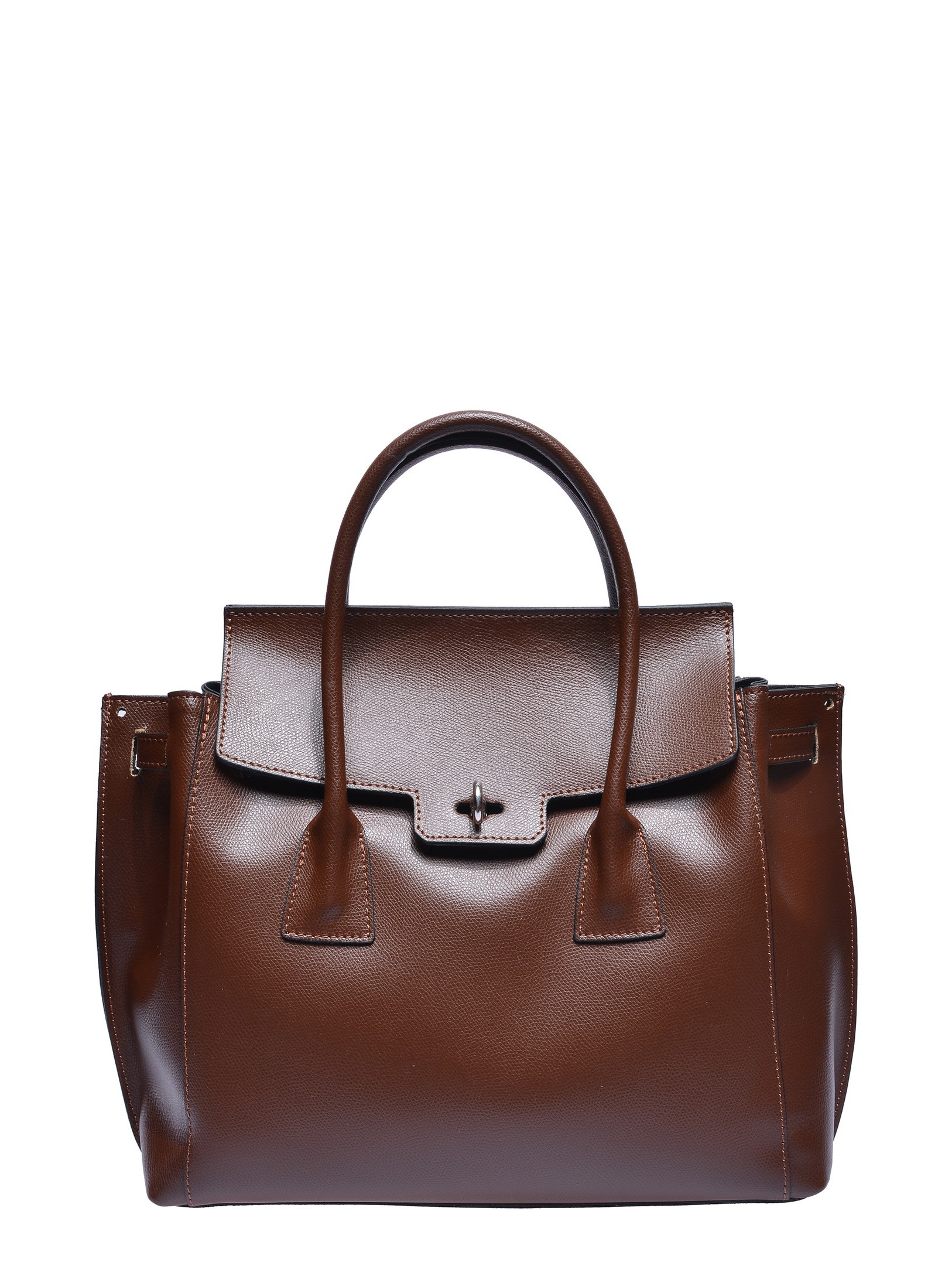 Luisa Vannini Bordeauxrood Rundleer Tas
