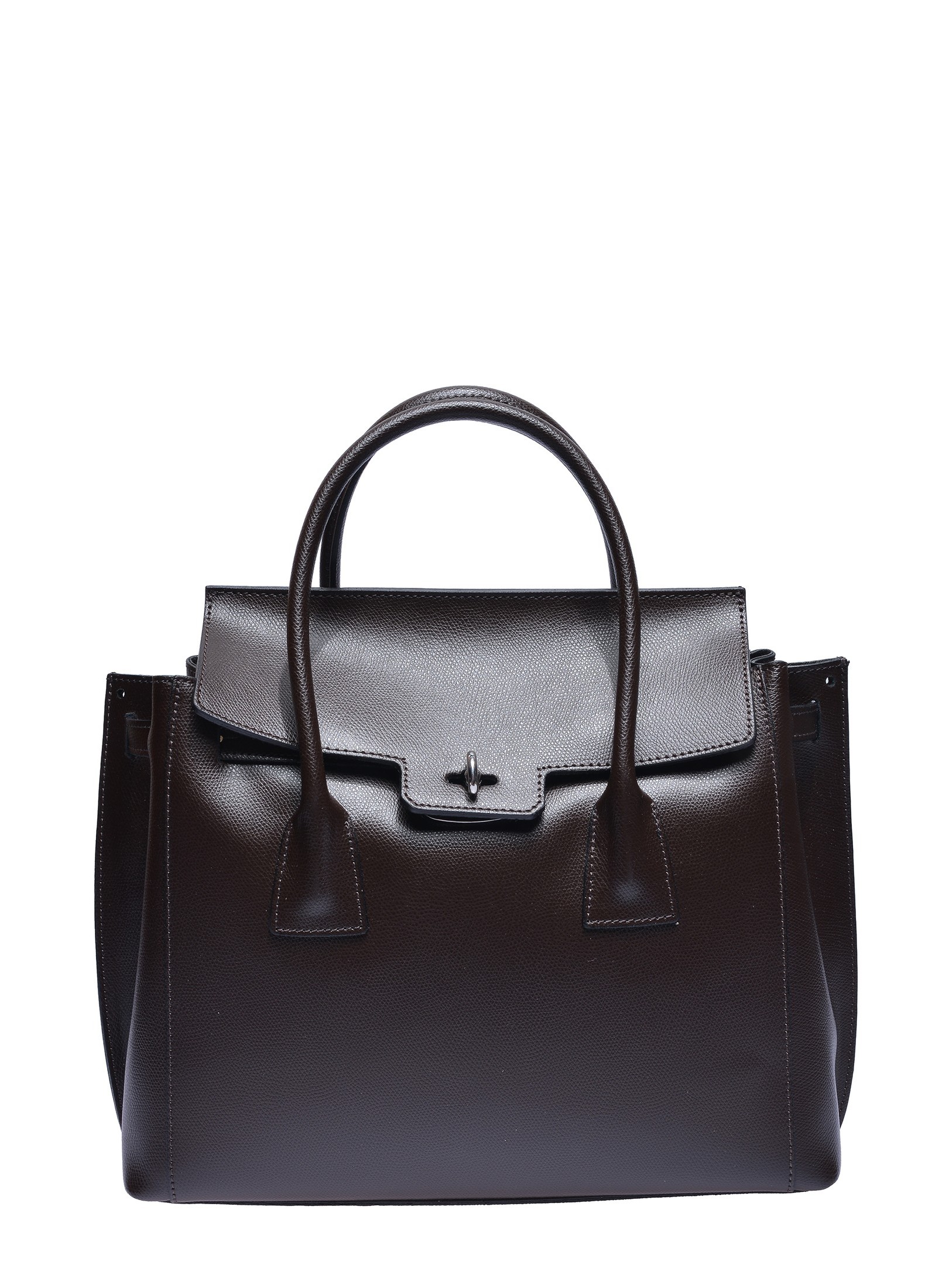 Luisa Vannini Bordeauxrood Rundleer Tas