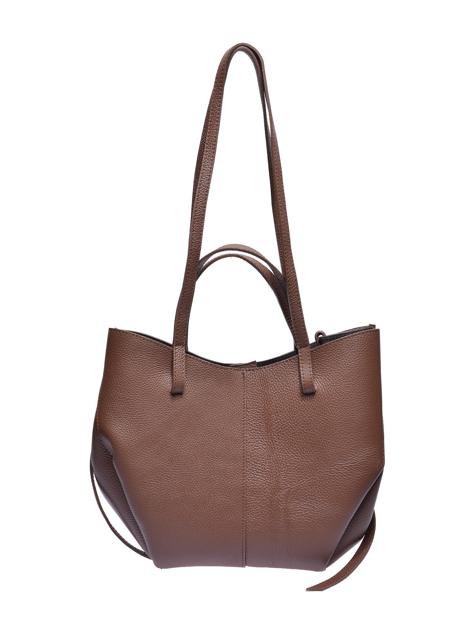 Luisa Vannini Bordeauxrood Rundleer Tas