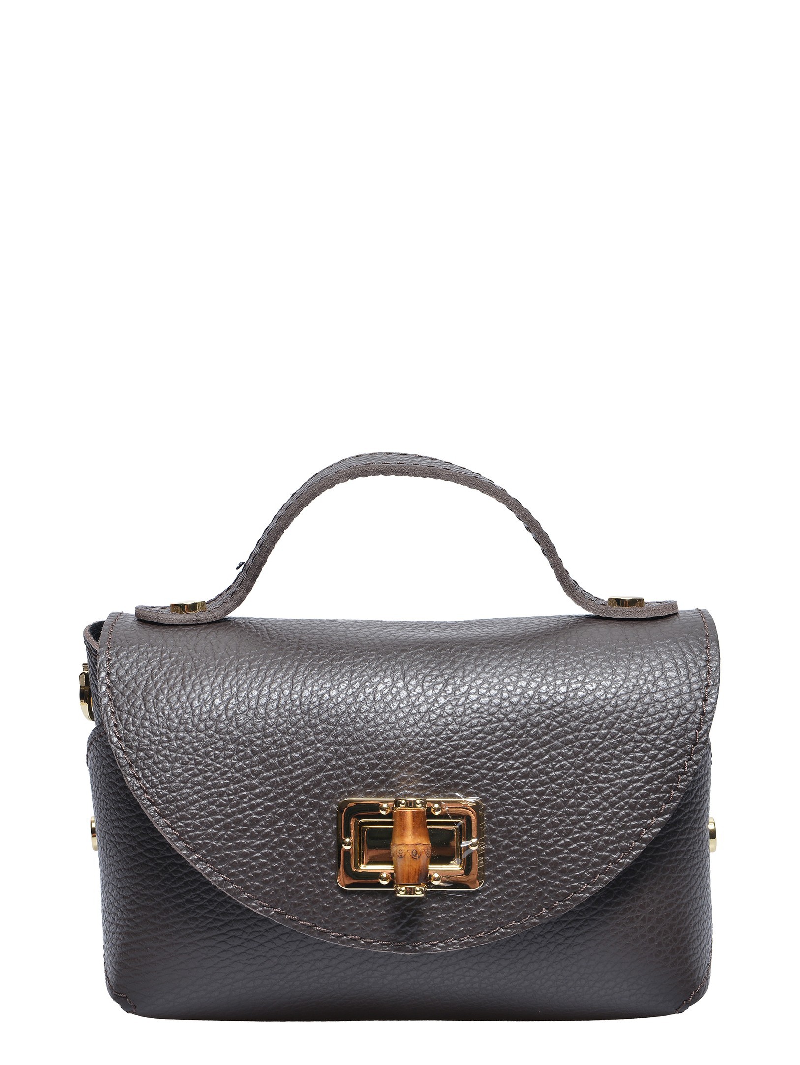 Anna Luchini Bordeauxrood Rundleer Tas