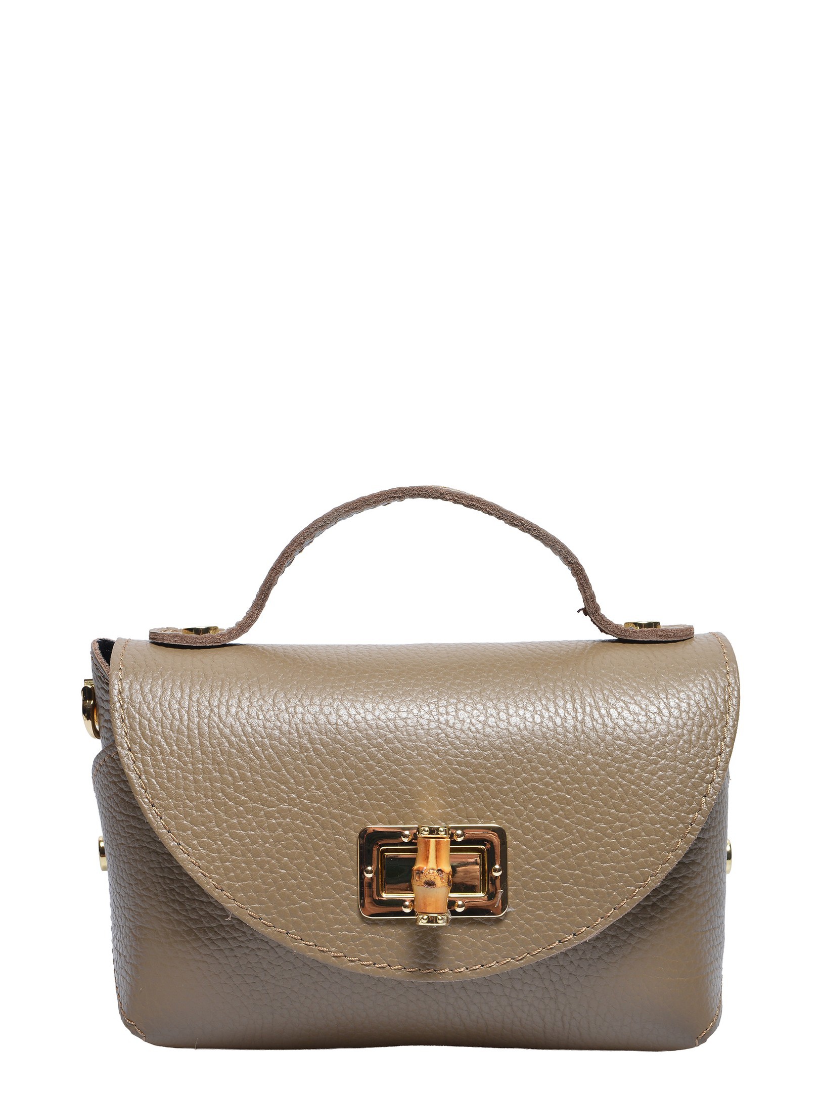 Anna Luchini Beige Rundleer Tas