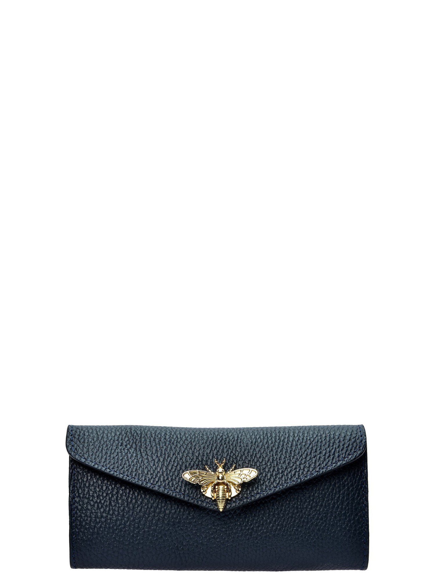 Anna Luchini Blauw Rundleer Tas