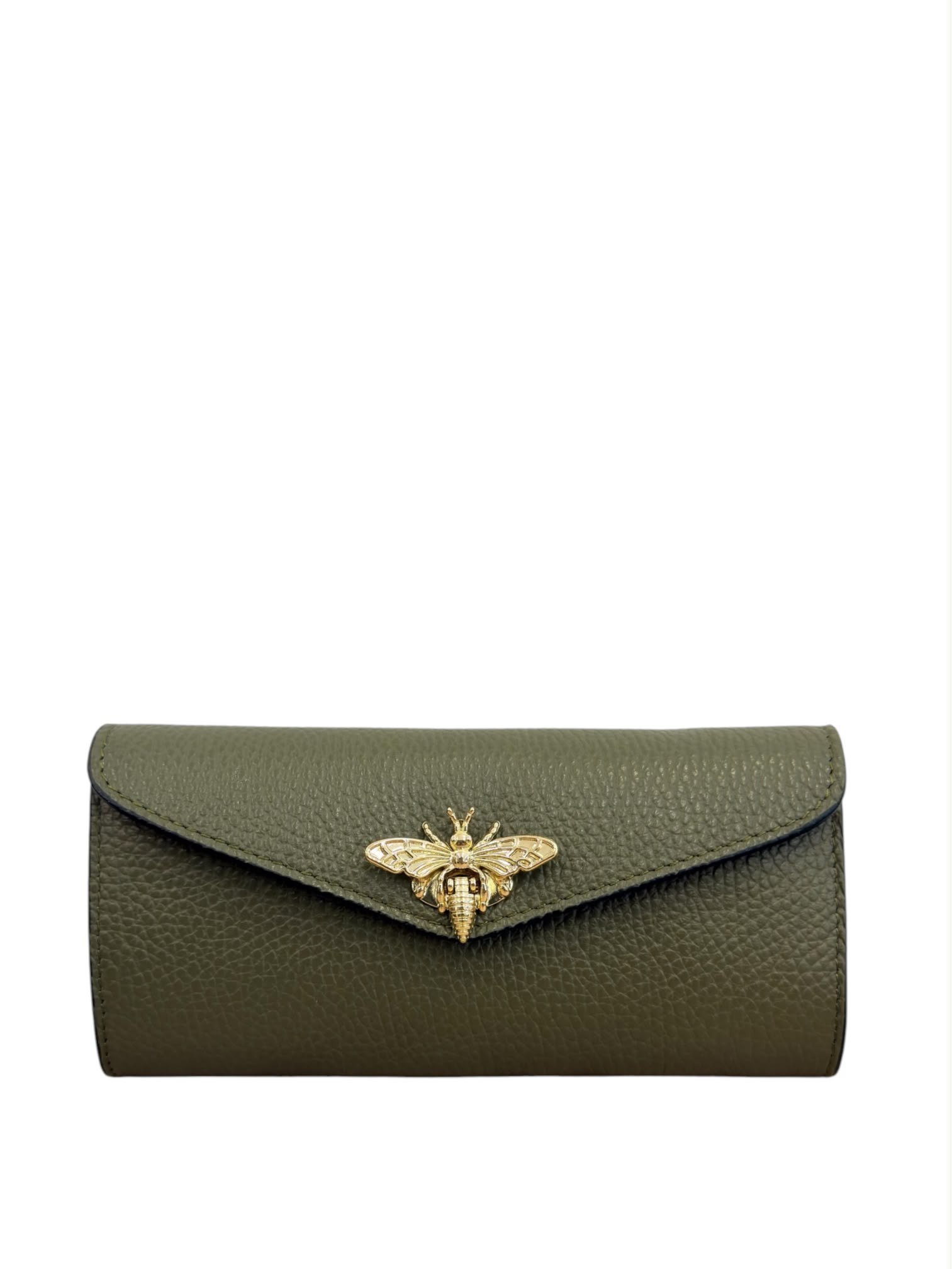 Anna Luchini Groen Rundleer Tas