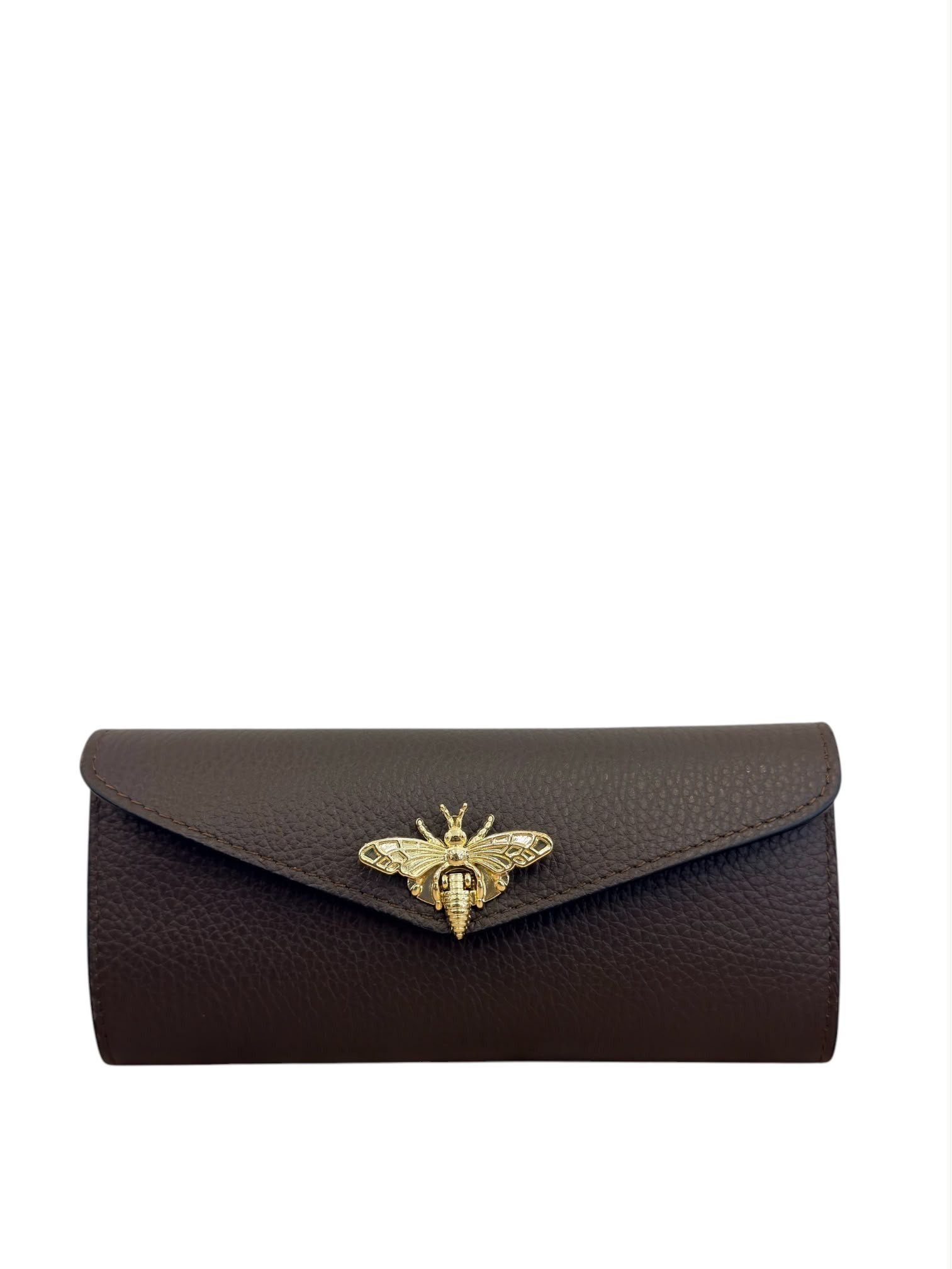Anna Luchini Bordeauxrood Rundleer Tas
