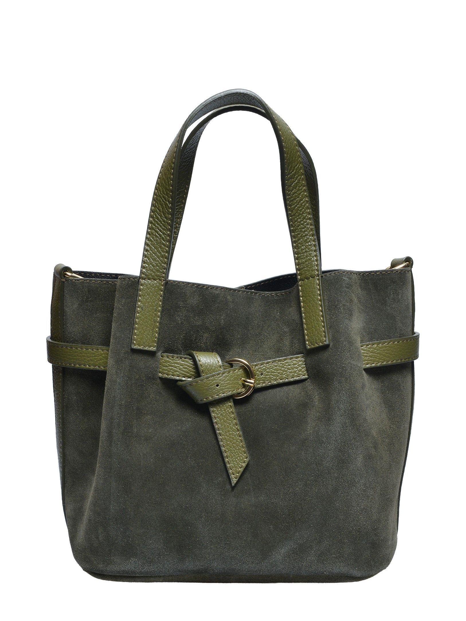 Isabella Rhea Groen Rundleer Tas