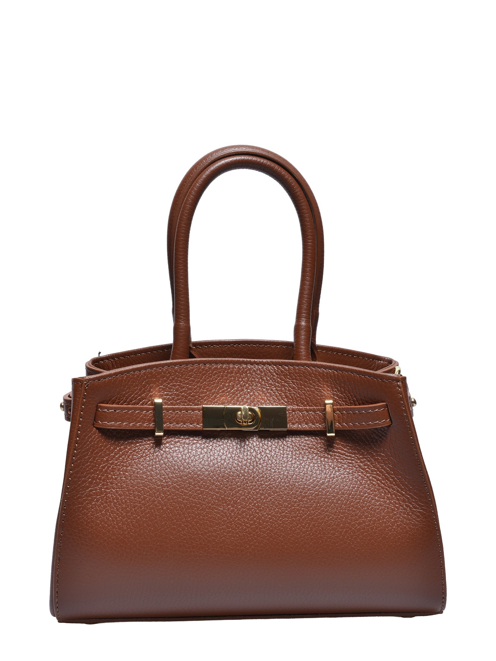 Anna Luchini Bordeauxrood Rundleer Tas
