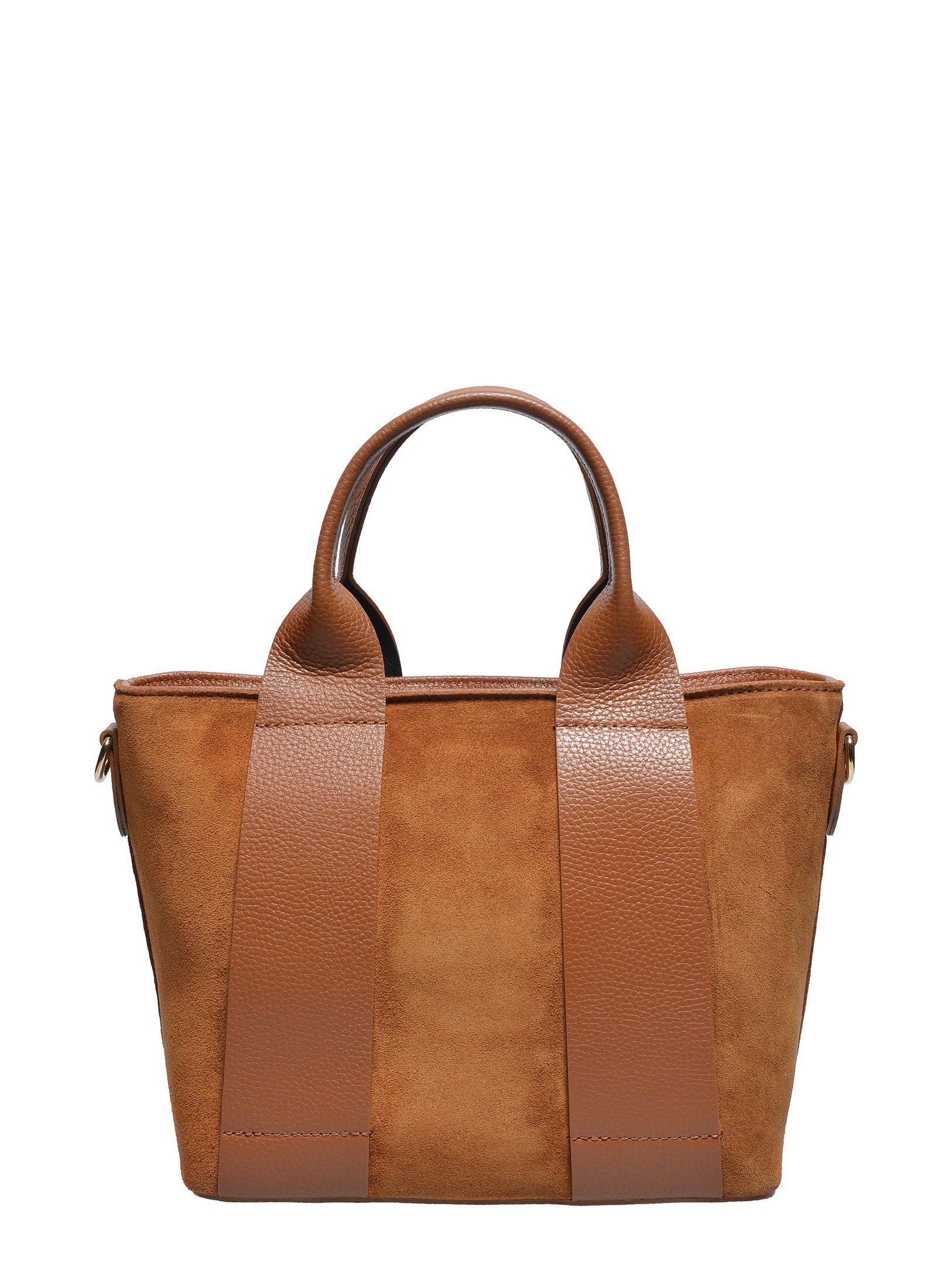 Luisa Vannini Brown Rundleer Tas