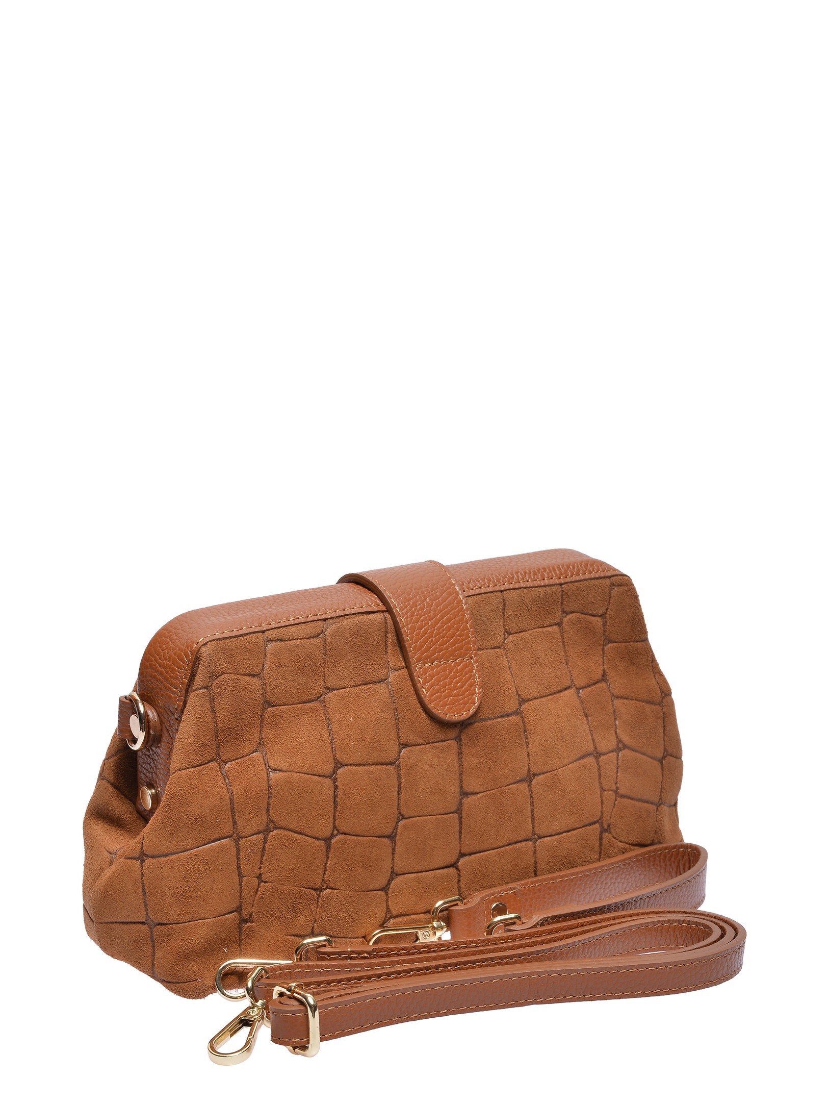 Isabella Rhea COGNAC Koläder handväskor & axelremsväskor dam – bild 2