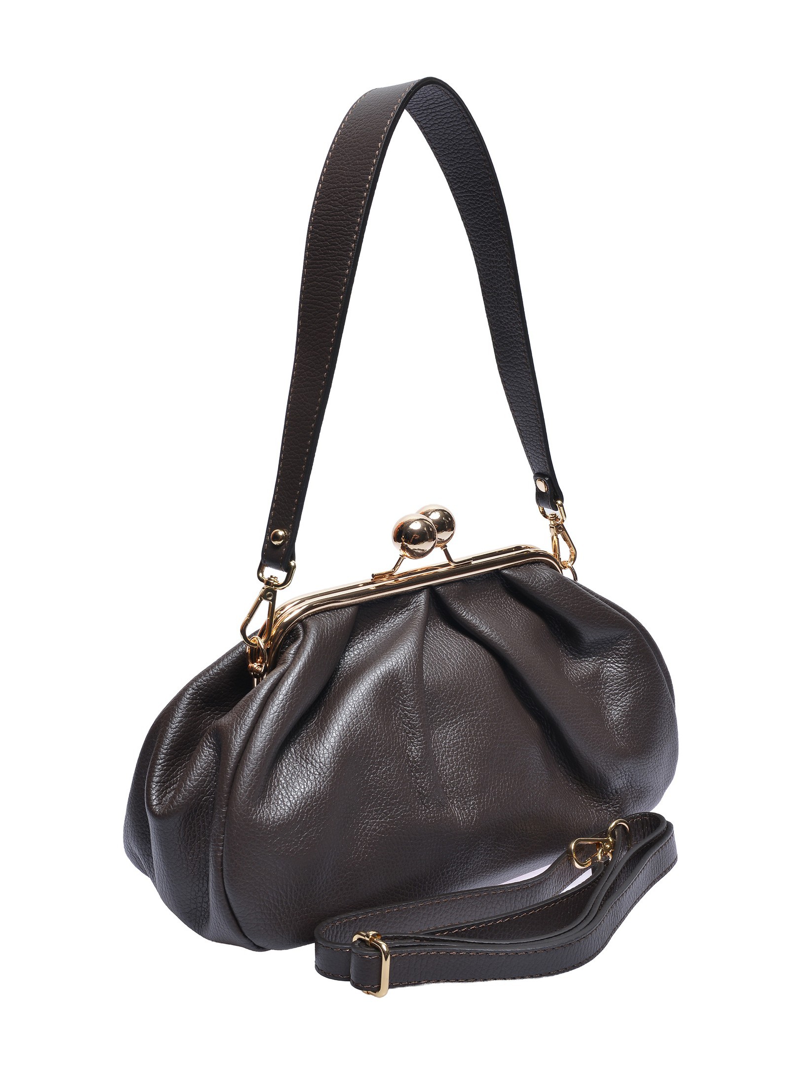 Anna Luchini Vinröd Koläder handväskor & axelremsväskor dam – bild 2