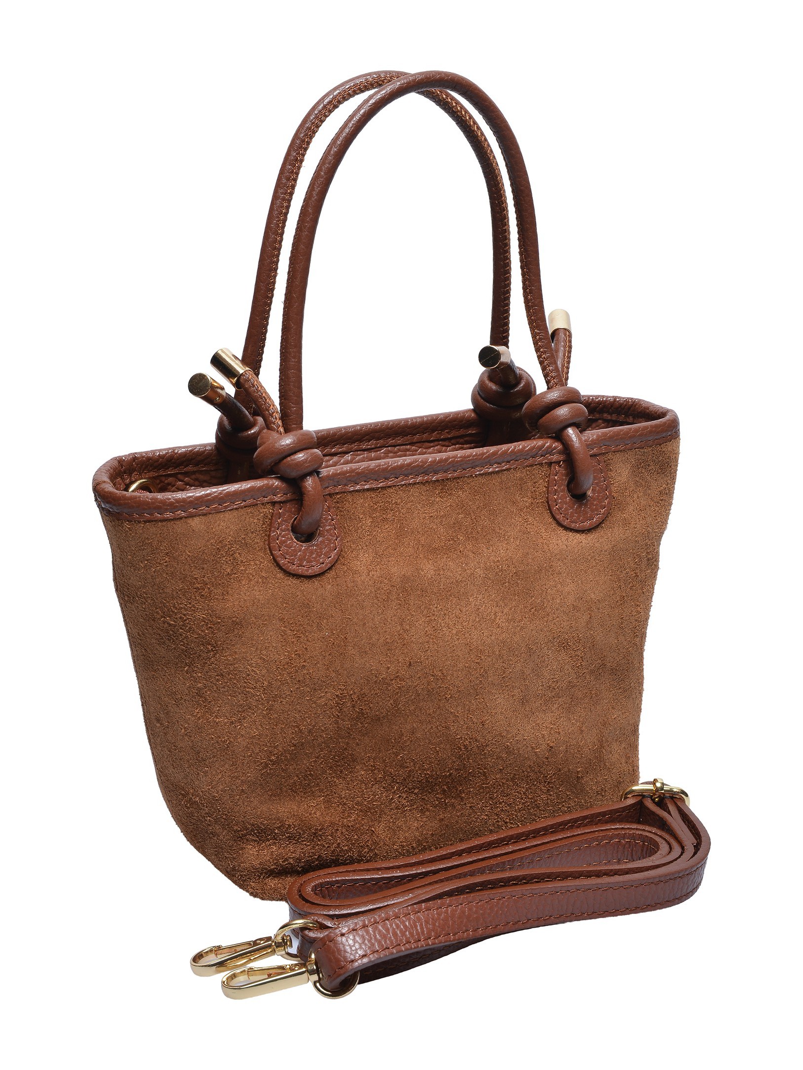 Luisa Vannini COGNAC Koläder shoppingväskor & totes dam – bild 2