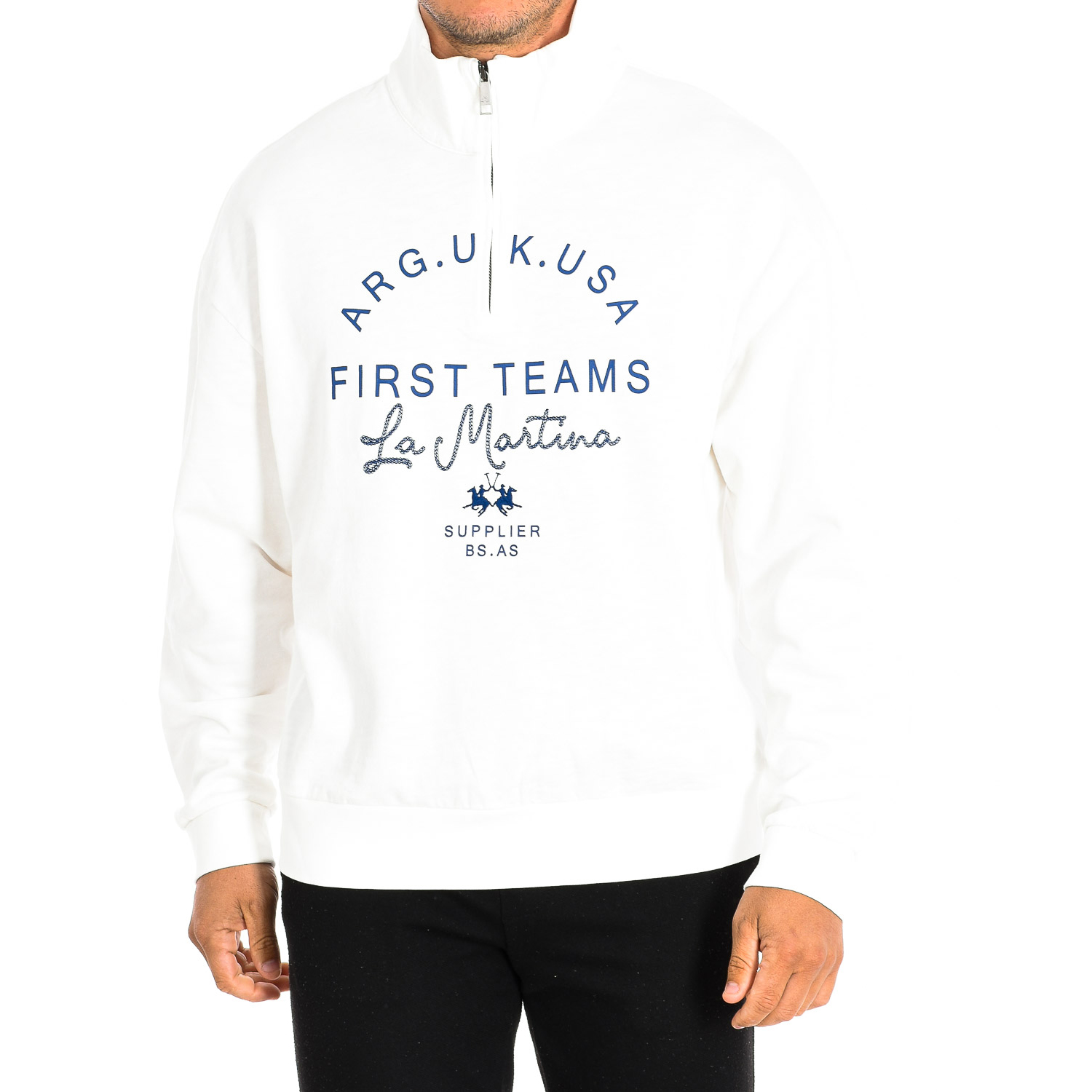 TMF600-FP220 heren sweatshirt met rits