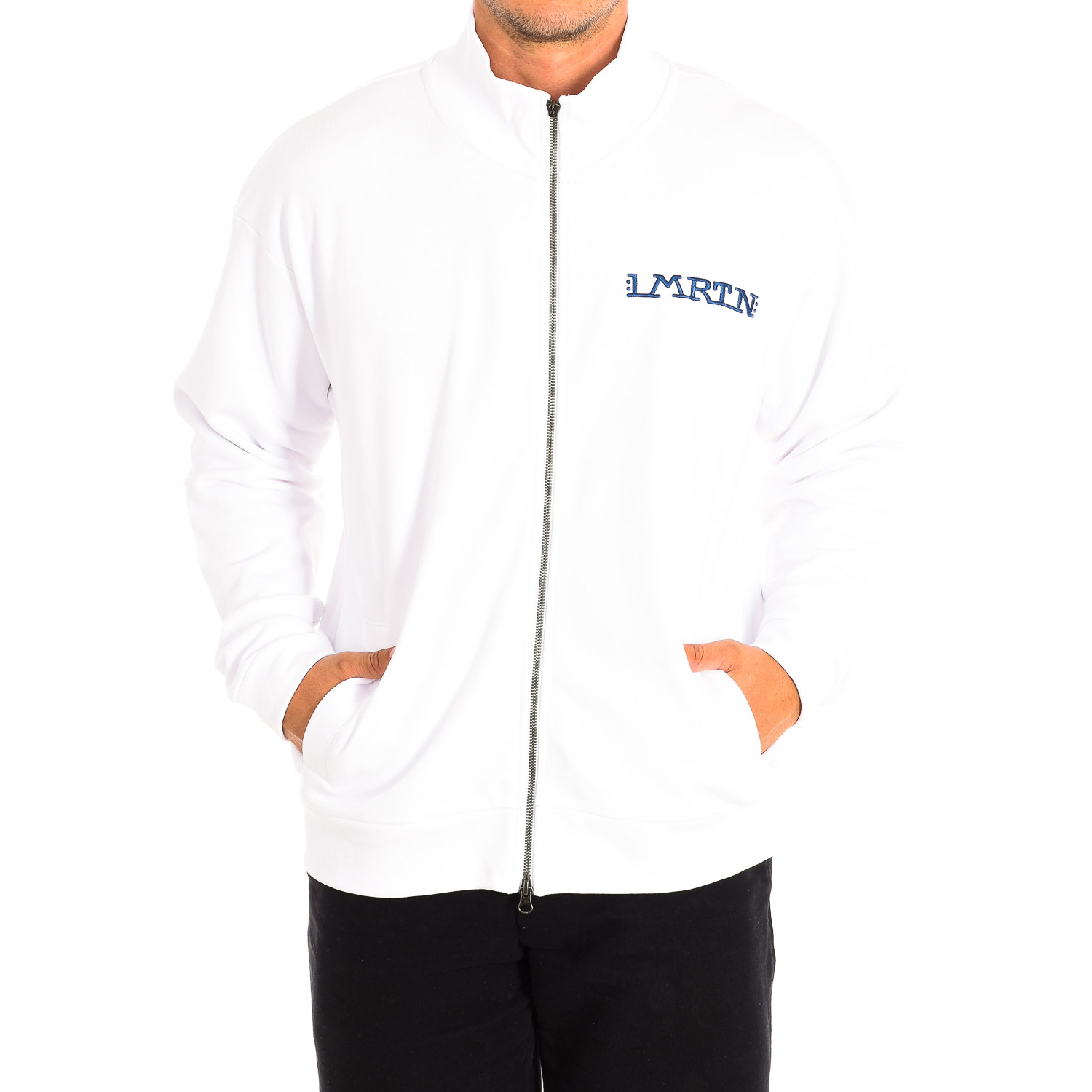 La Martina , Zip-Throughs, Male, White, 2XL, Zip-Through Hoodie - Image 2