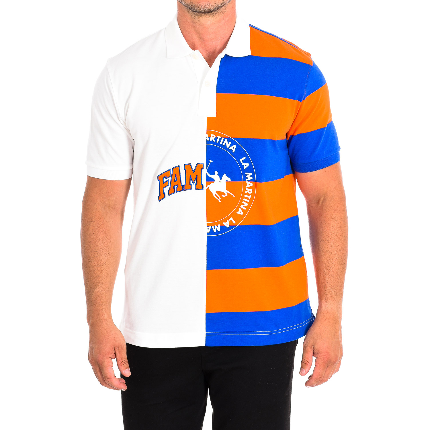 La Martina , T-Shirts, Male, Multicolor, M, Short Sleeve Polo - Image 2