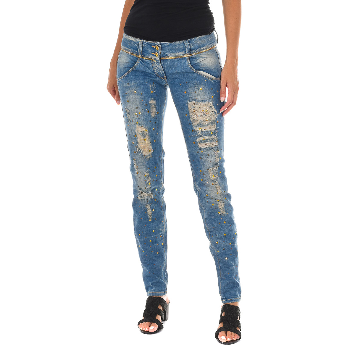 MET Slank model Lengte enkel Blauw