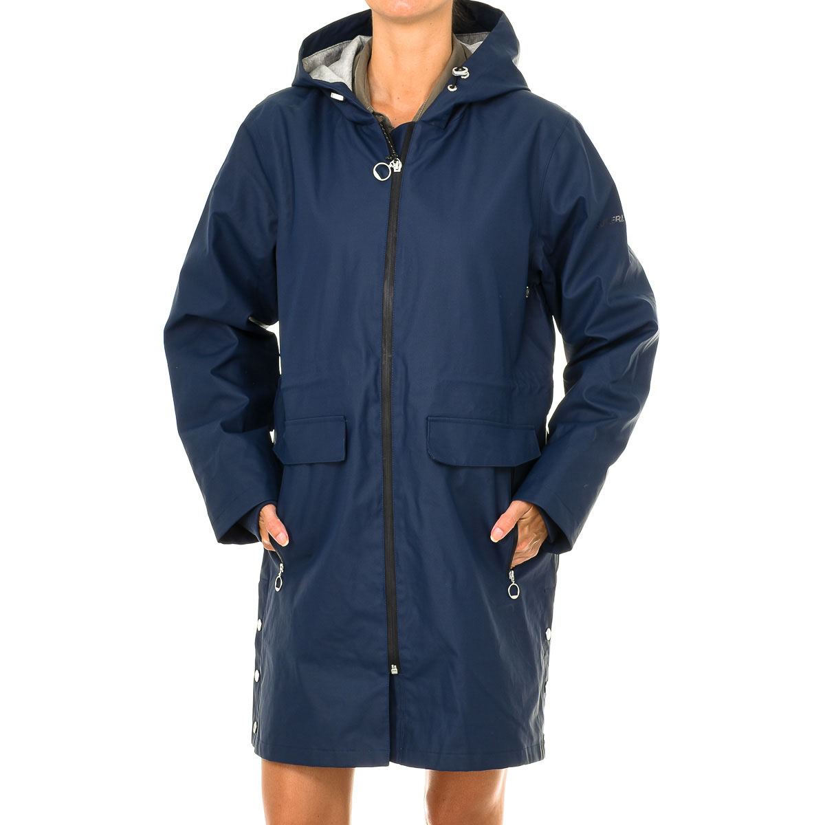 Superdry Womens Hydrotech jacket with hood W5000079A women - Blue Cotton - Size Small