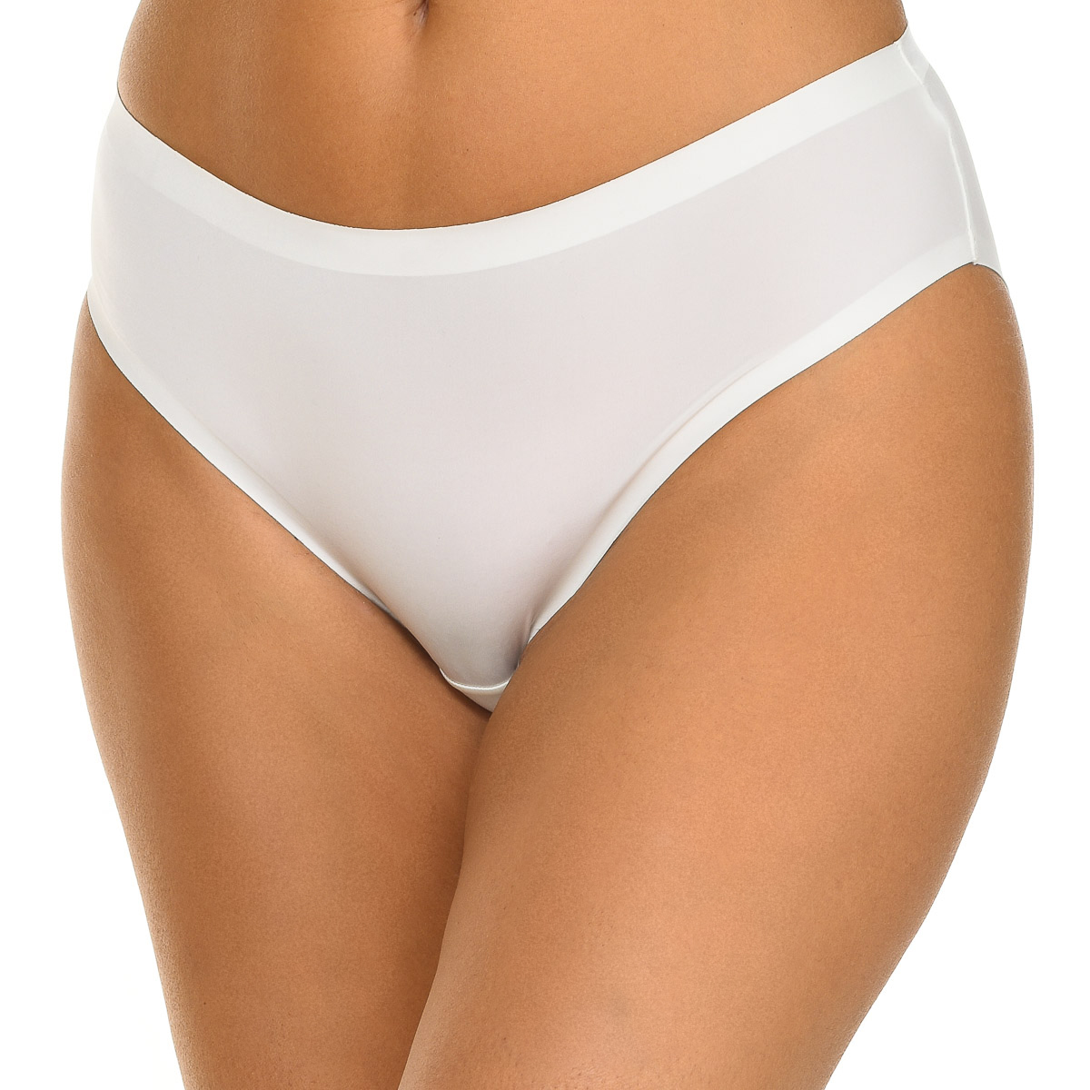 Naadloze slip met gemarmerd effect 007YG dames