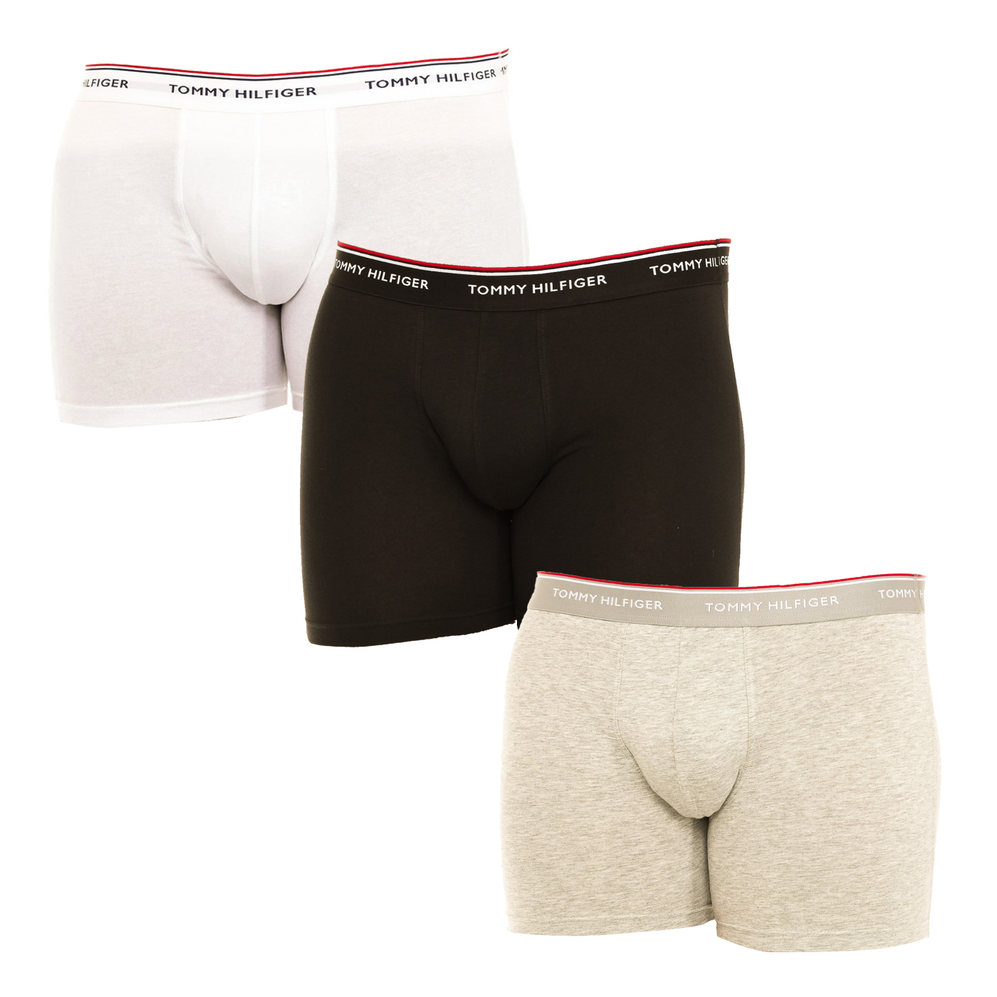 Pack-3 Boxershorts i andningsbart tyg med anatomisk front UM0UM00010 man