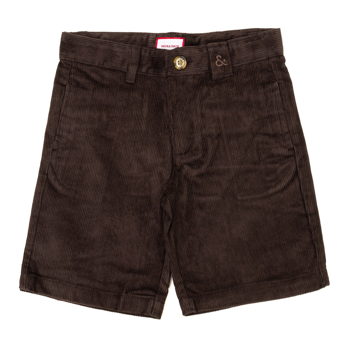 Corduroy jongensbroek met verstelbare elastische tailleband 17I14902