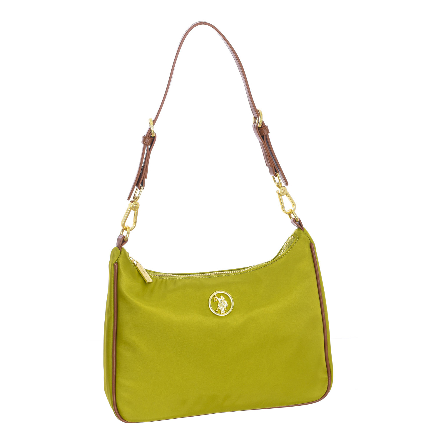 U.s. Polo Assn. , Shoulder Bags, Female, Green, One Size, Synthetic Baguettee Shoulder Bag - Image 3