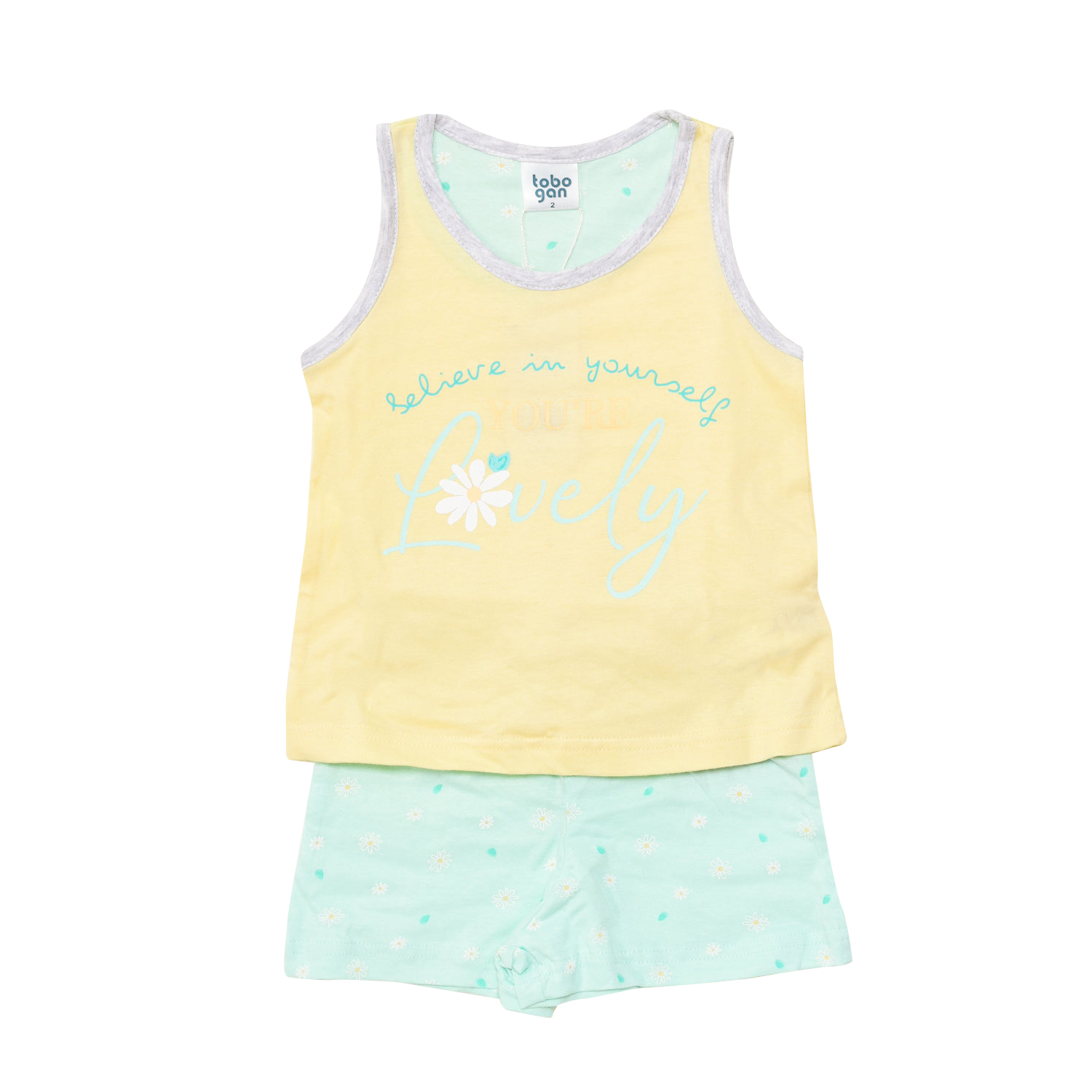 Zomerse pyjama met brede banden 22117075 meisje