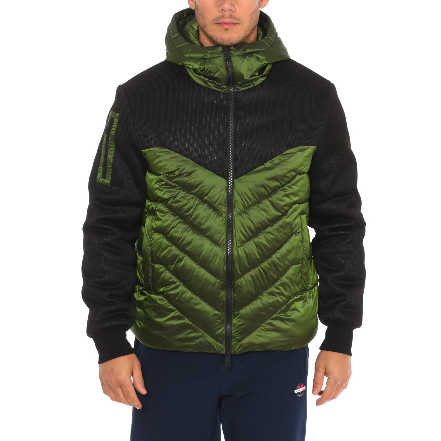 Gewatteerd jack met capuchon AMF21275 man