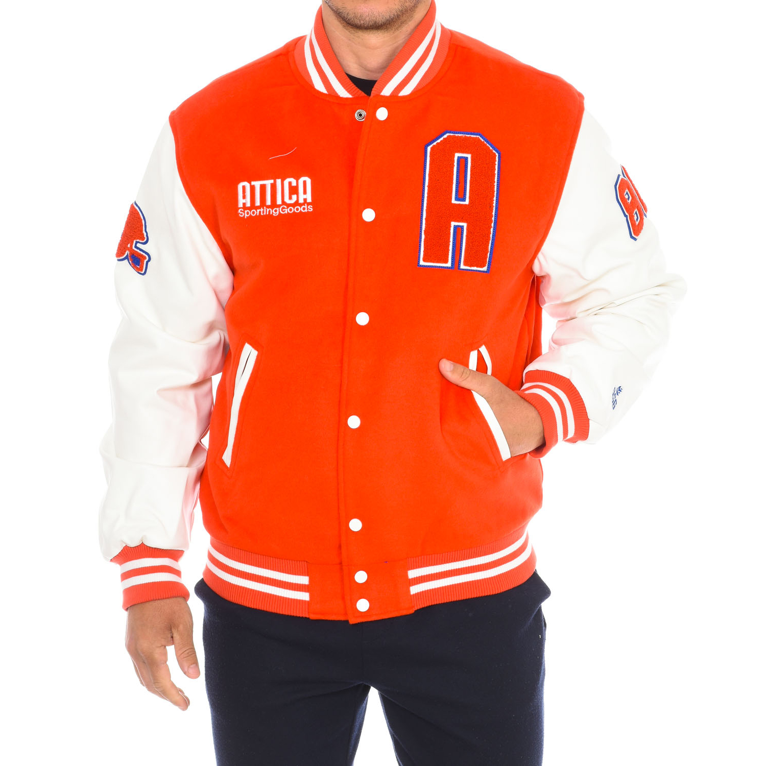 Sportartiklar AT-FW22-012 herr baseballjacka