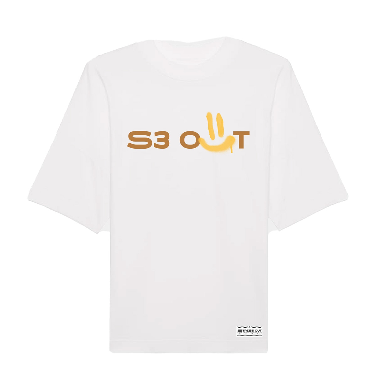 SUPERB Vrouwen Oversized Stress Out T-shirt