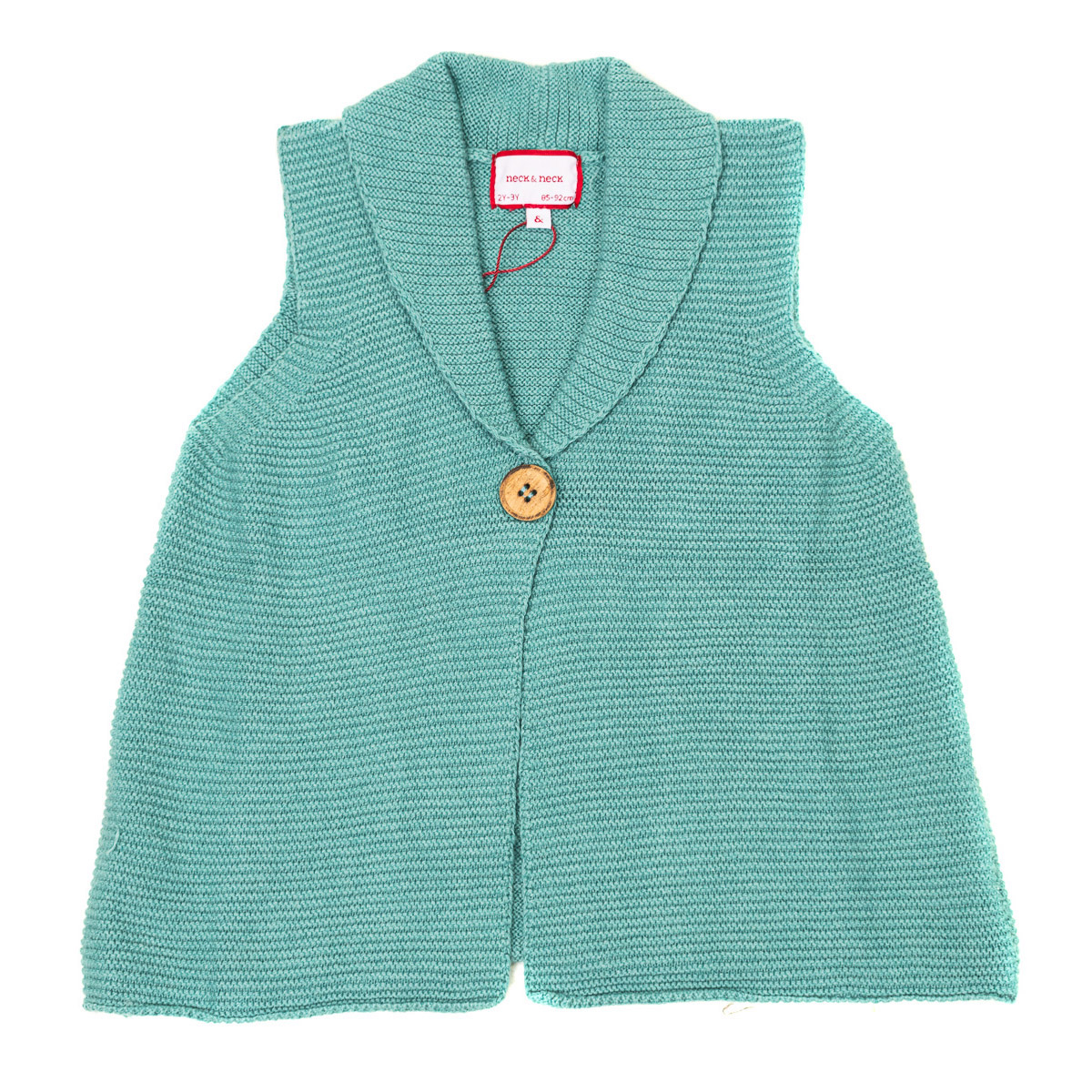 Gebreid vest met reverskraag 17I11901 baby