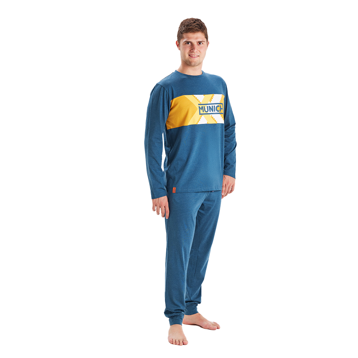 Vinterpyjamas långärmad rund hals MU1 herr