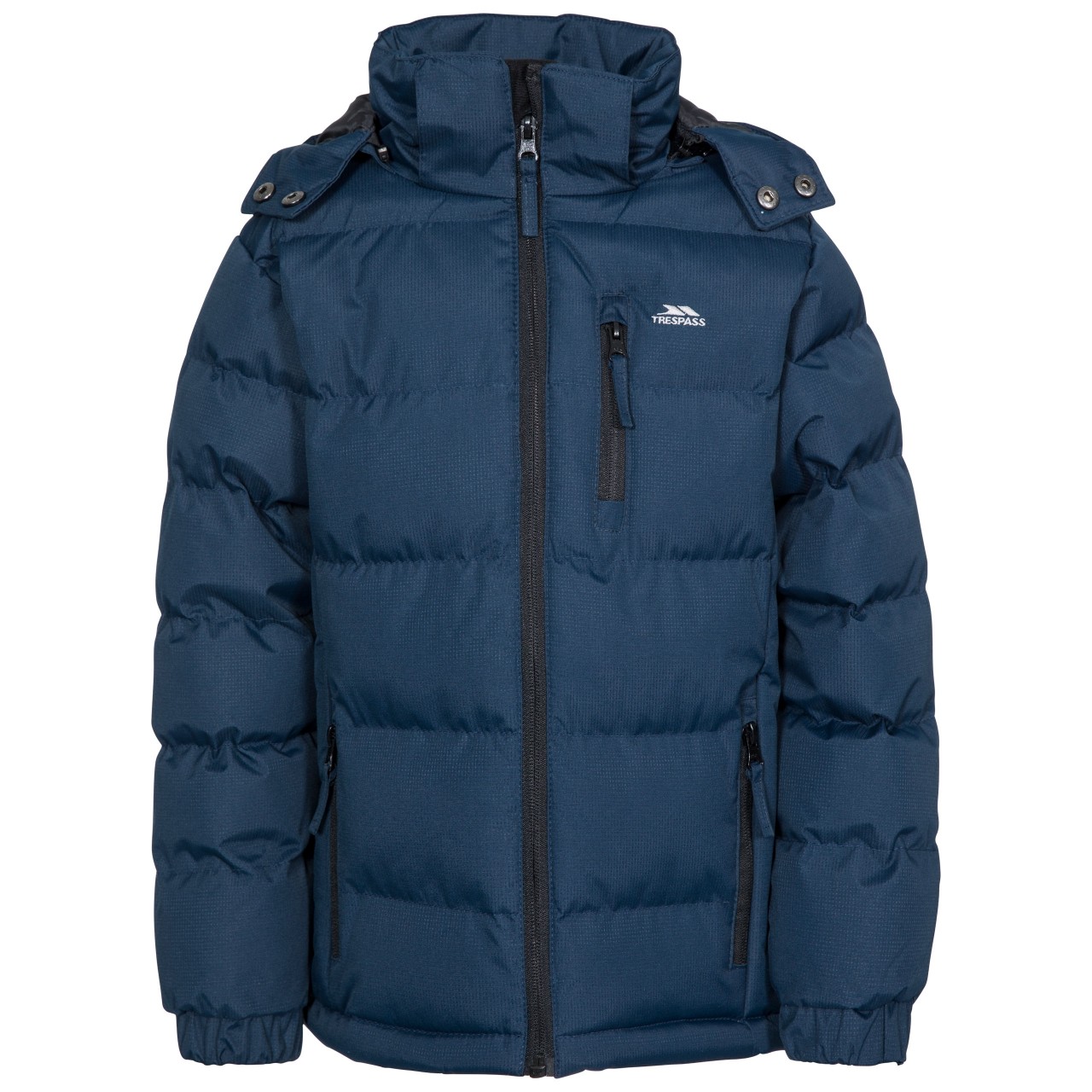 Trespass (9/10 Years, Navy) Kids Boys Tuff Padded Winter Jacket - Image 4