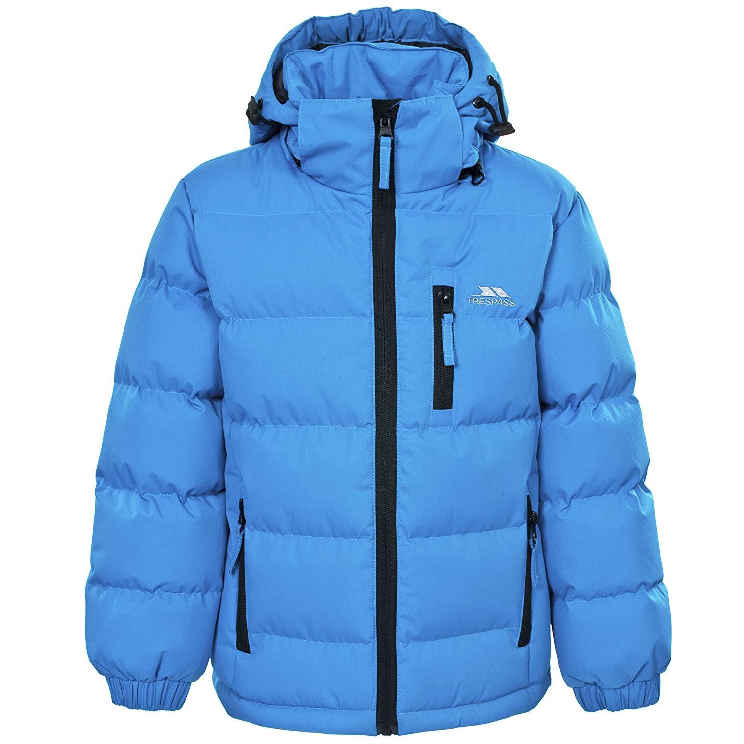 Trespass Boys Blue Kids Tuff Padded Winter Jacket - 11/12 Years - 100% Polyester - Image 3