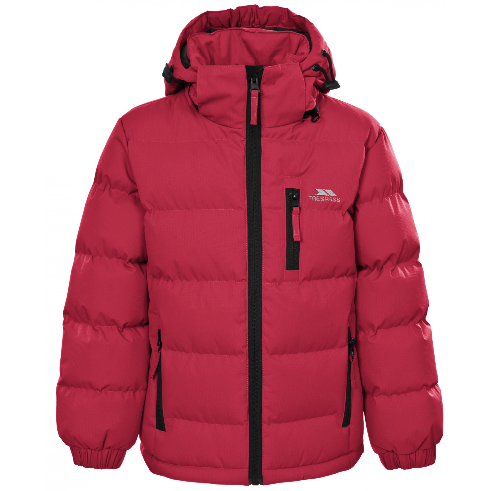 Trespass - Jongens Tuff Padded Winterjas (Rood)