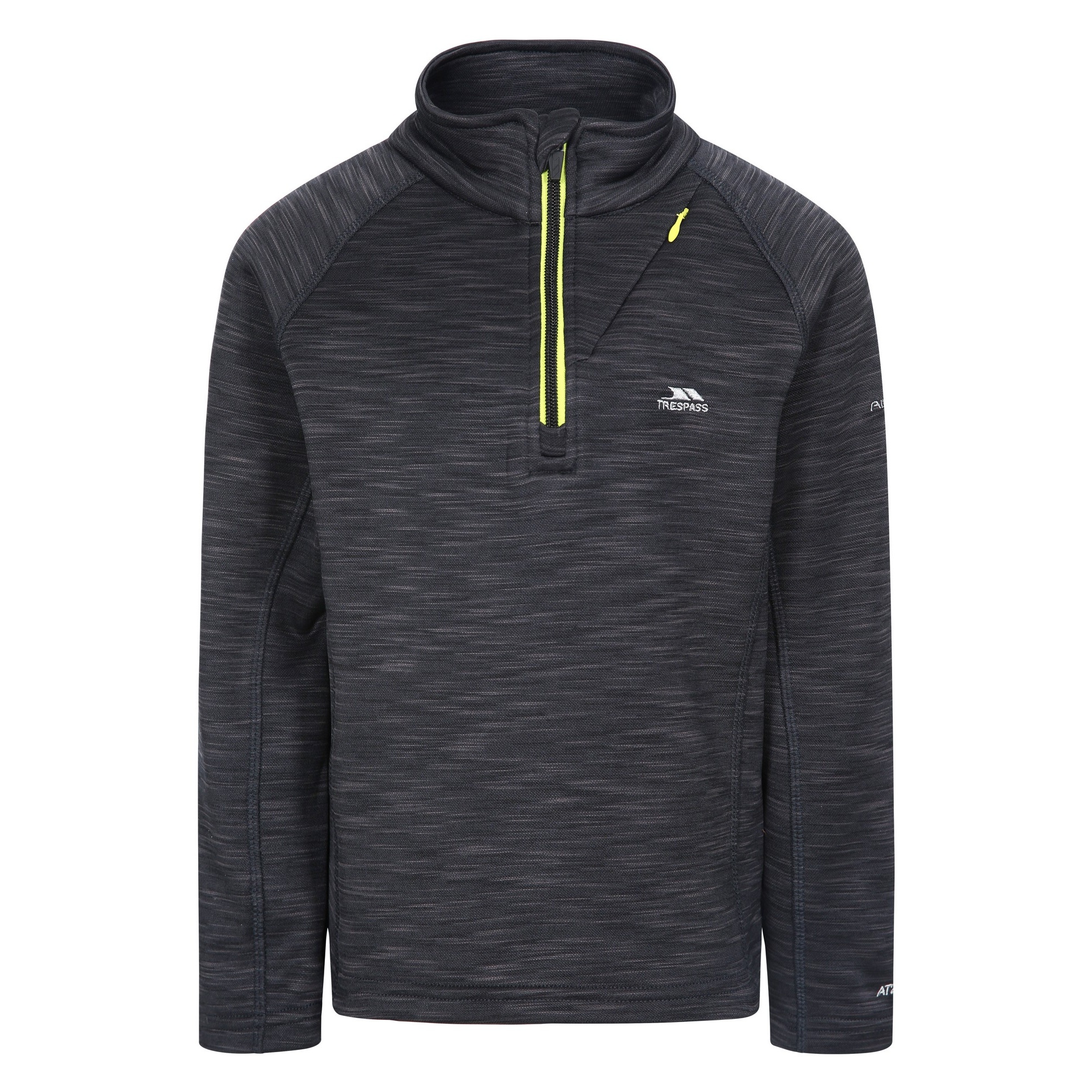 Trespass Boys Black 'S Edvin Fleece Top In | Size: 5-6 Years - Image 3