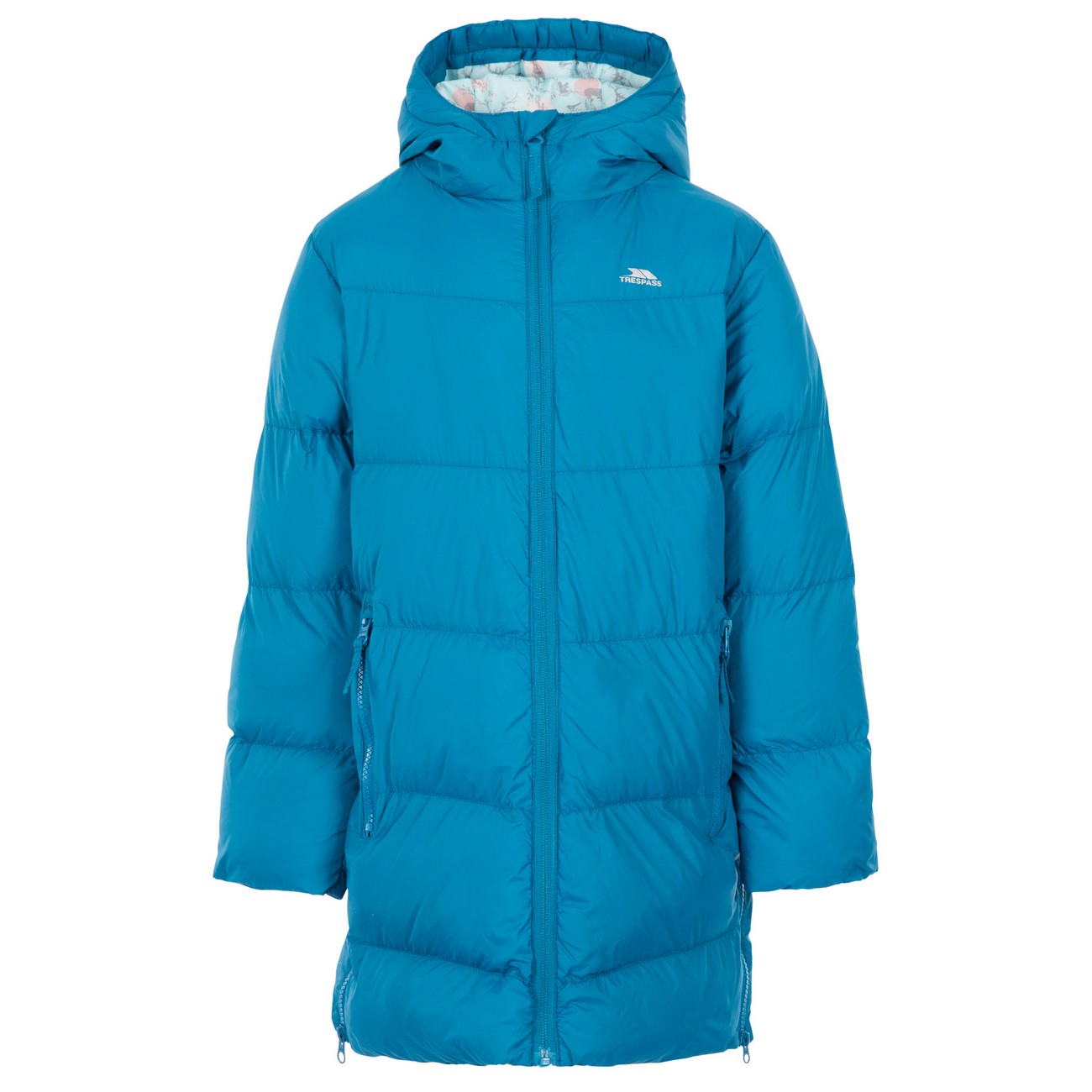 Trespass Gewatteerde jas voor kinderen (Rijk groenblauw)