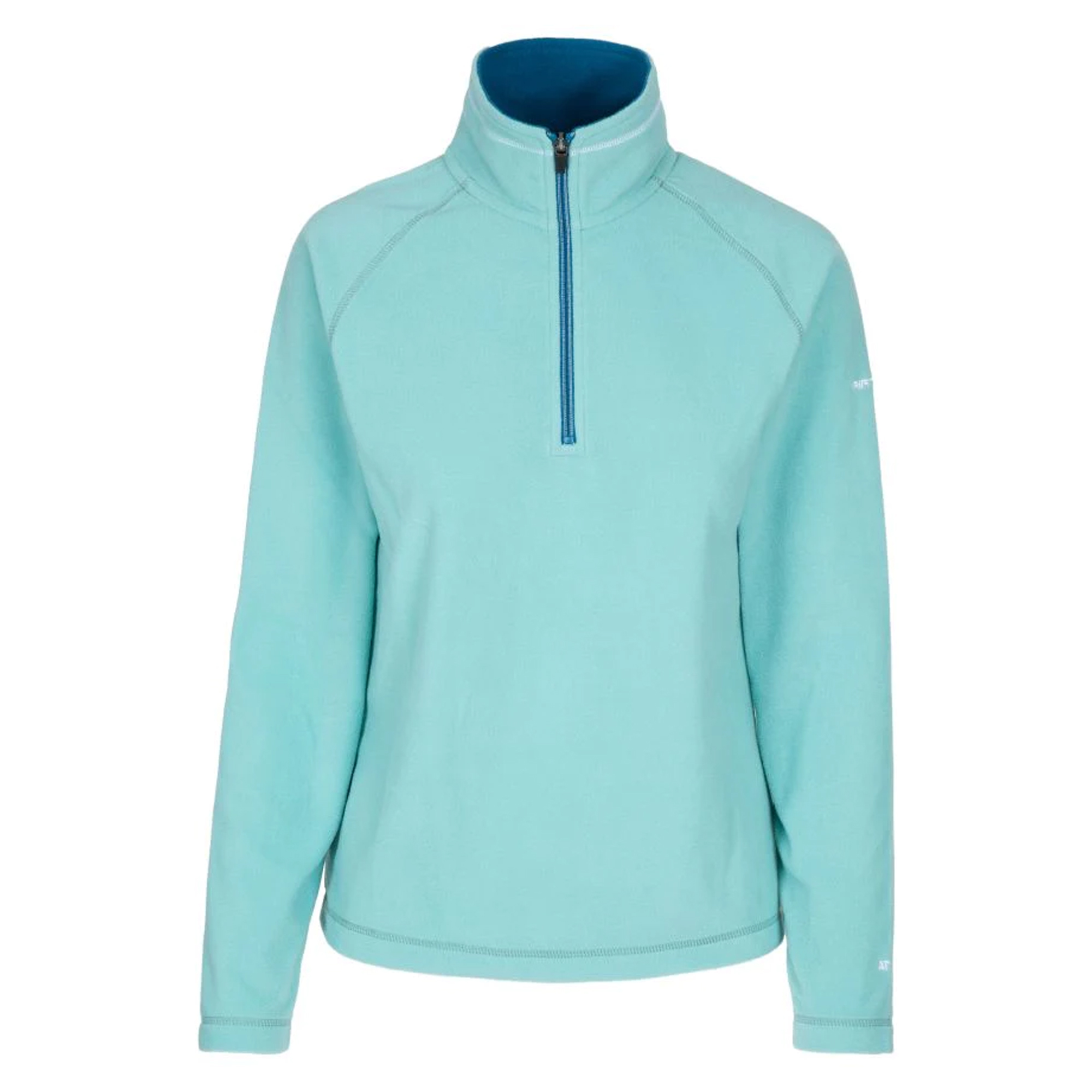 Trespass Sybil Half Zip Microfleece Top voor meisjes (Wintergroene nevel)