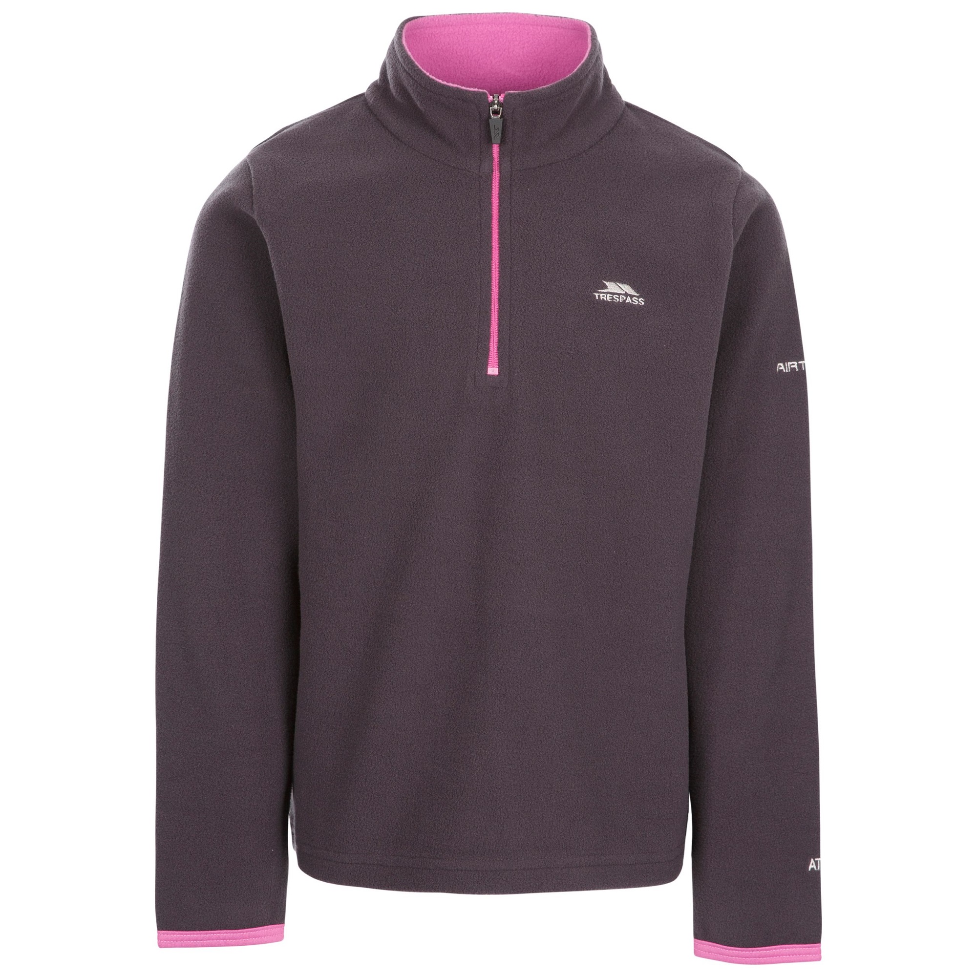 Trespass Girls Dark Grey 'S Sybil Micro Fleece In | Size: 7-8 Years - Image 3