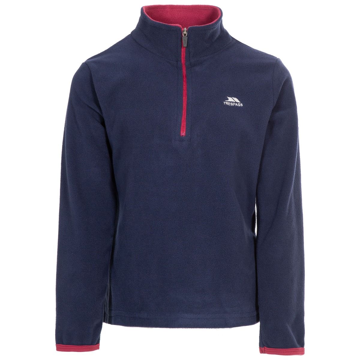 Trespass Childrens/Girls Sybil Micro Fleece (Navy/Raspberry) - Multicolour - Size 2-3Y