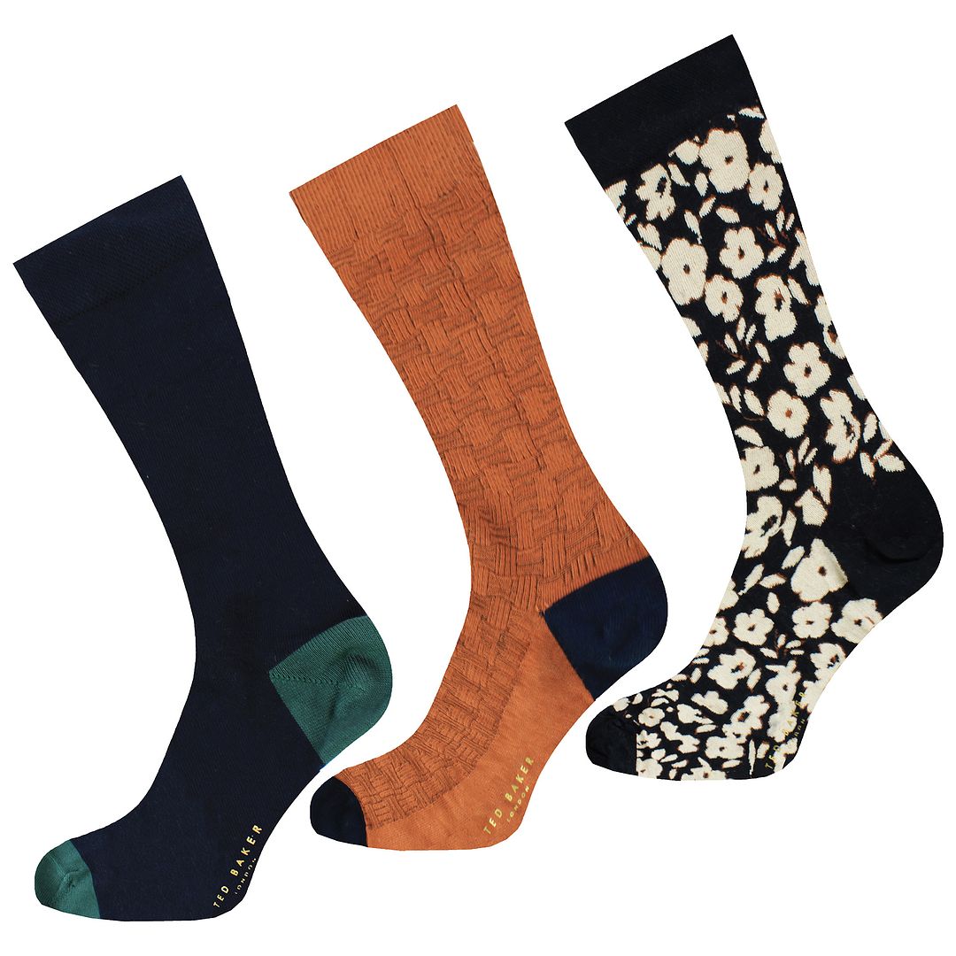 Ted Baker Becools 3-Pack Heren Assorti Sokken