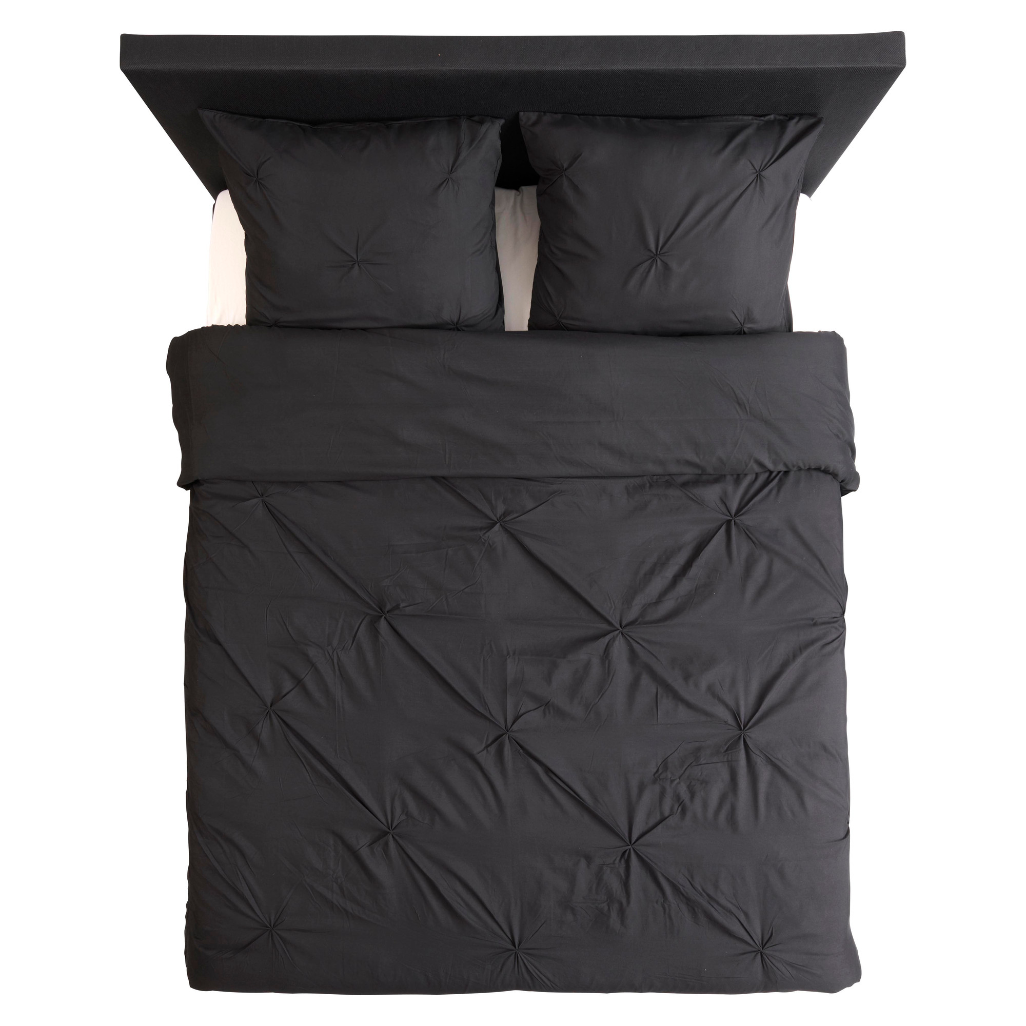 Zydante - Dekbedovertrek - Hotel Home Collection - Brighton - Zwart / 200x140