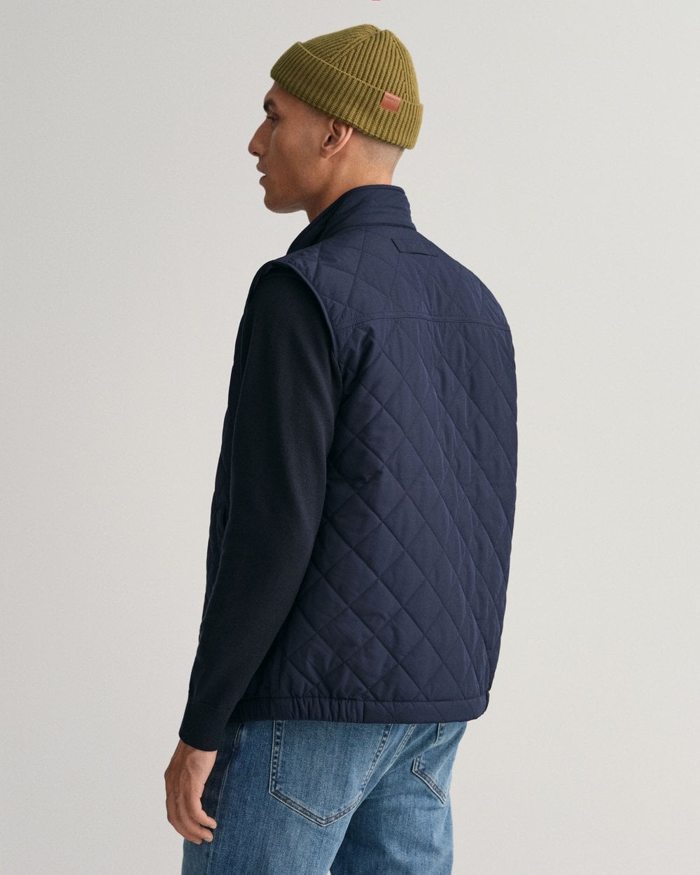 Donsjas Gant QUILTED WINDCHEATER VEST avondblauw, foto 3