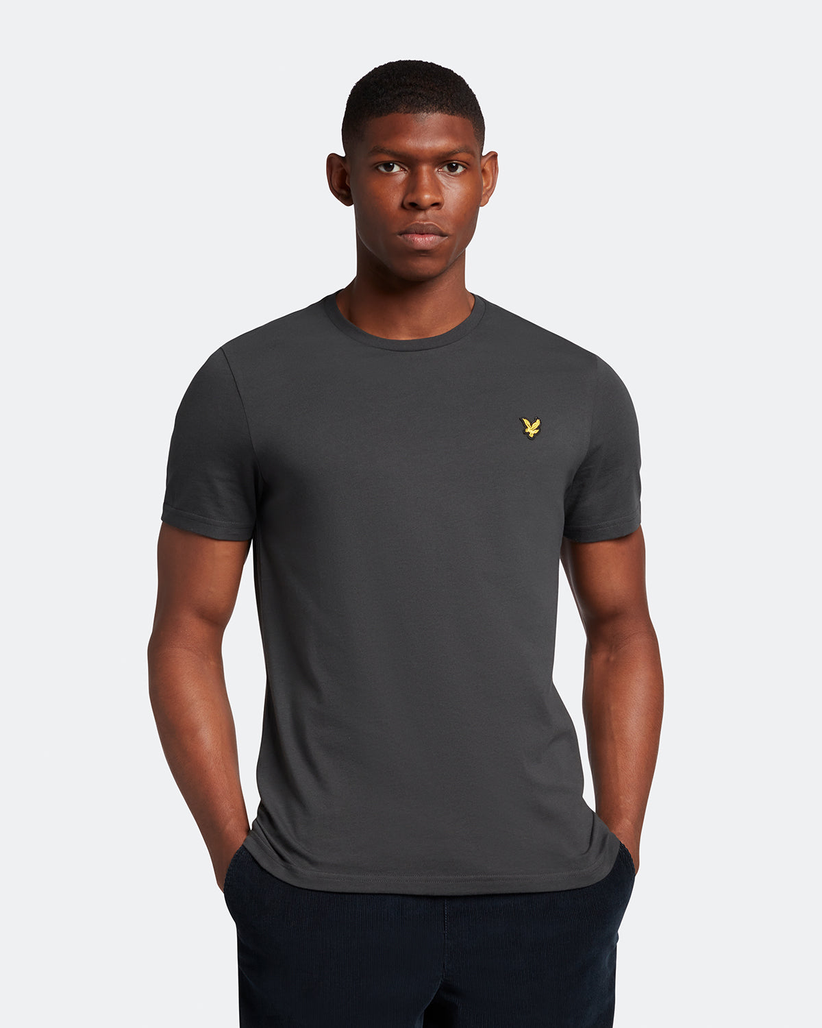 Lyle & Scott effen T-shirt in grijs