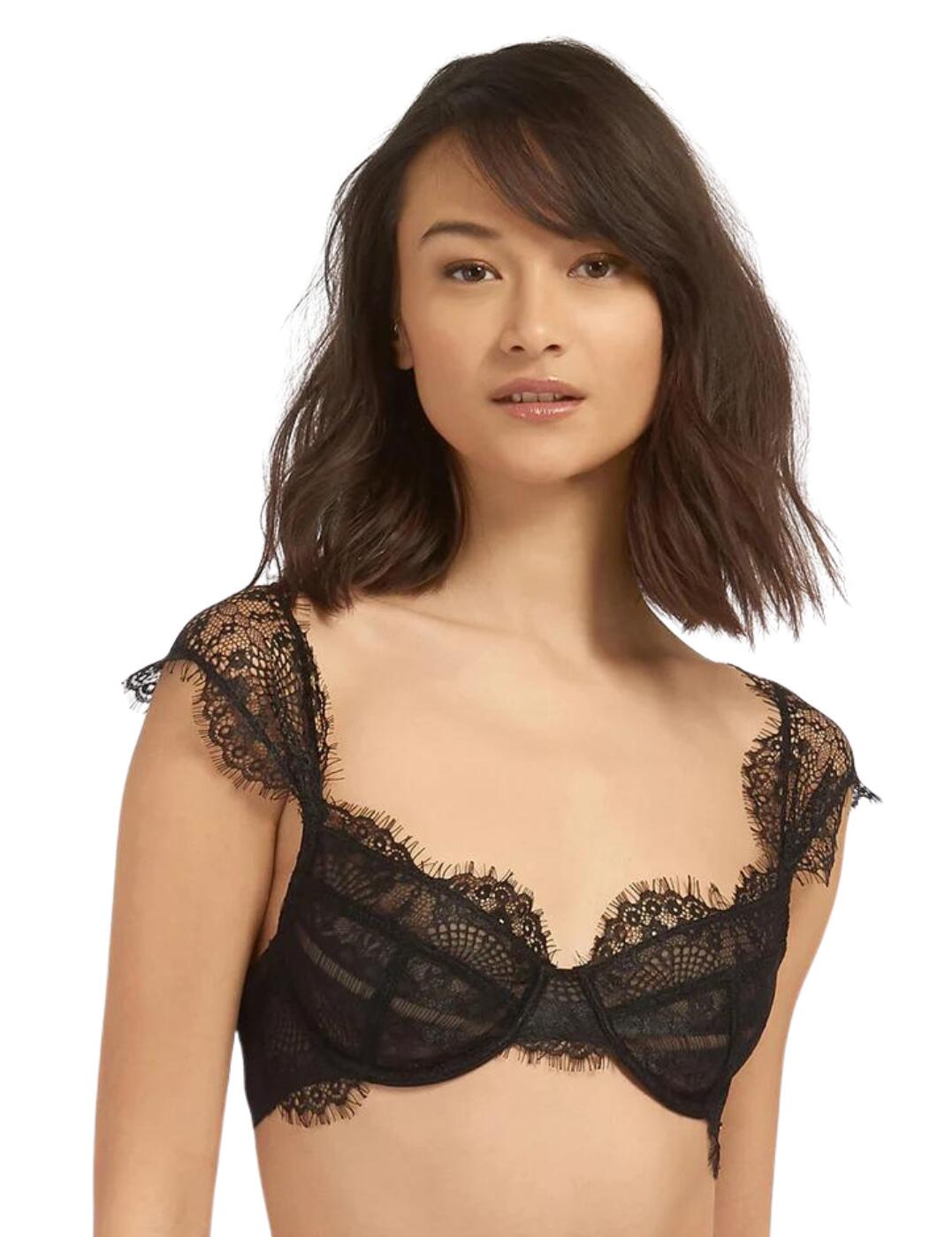30A Bluebella Marina Bra 40163 Underwired Semi Sheer Eyelash Lace Sexy Bras - Image 3