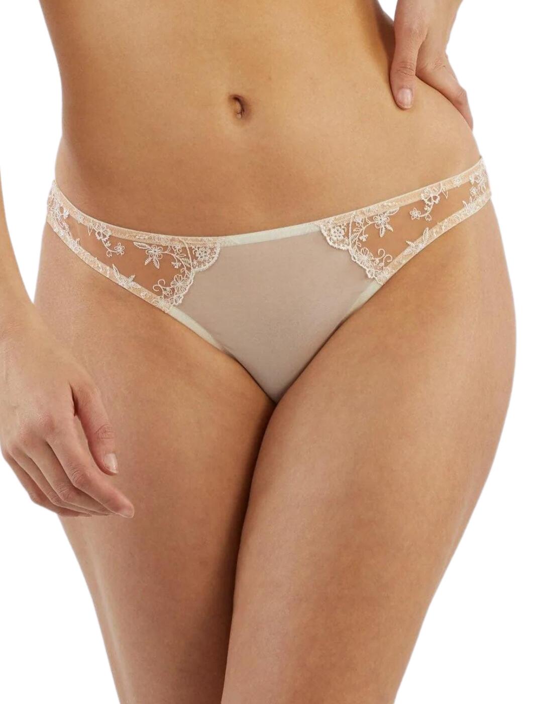 Playful Promises Womens PPB3212 Cassia Cut Out Brief – Ivory – Size 18 UK