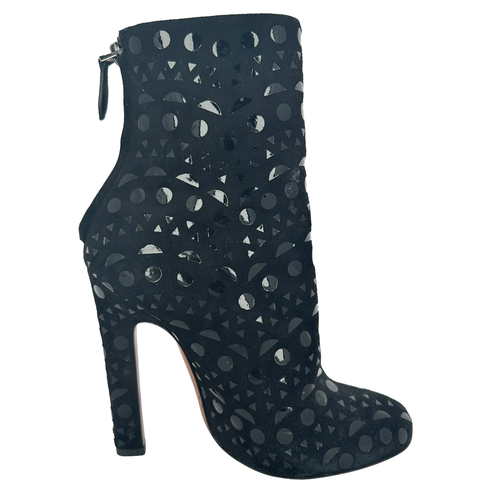 Alaïa Vienne-laarzen in zwart suède
