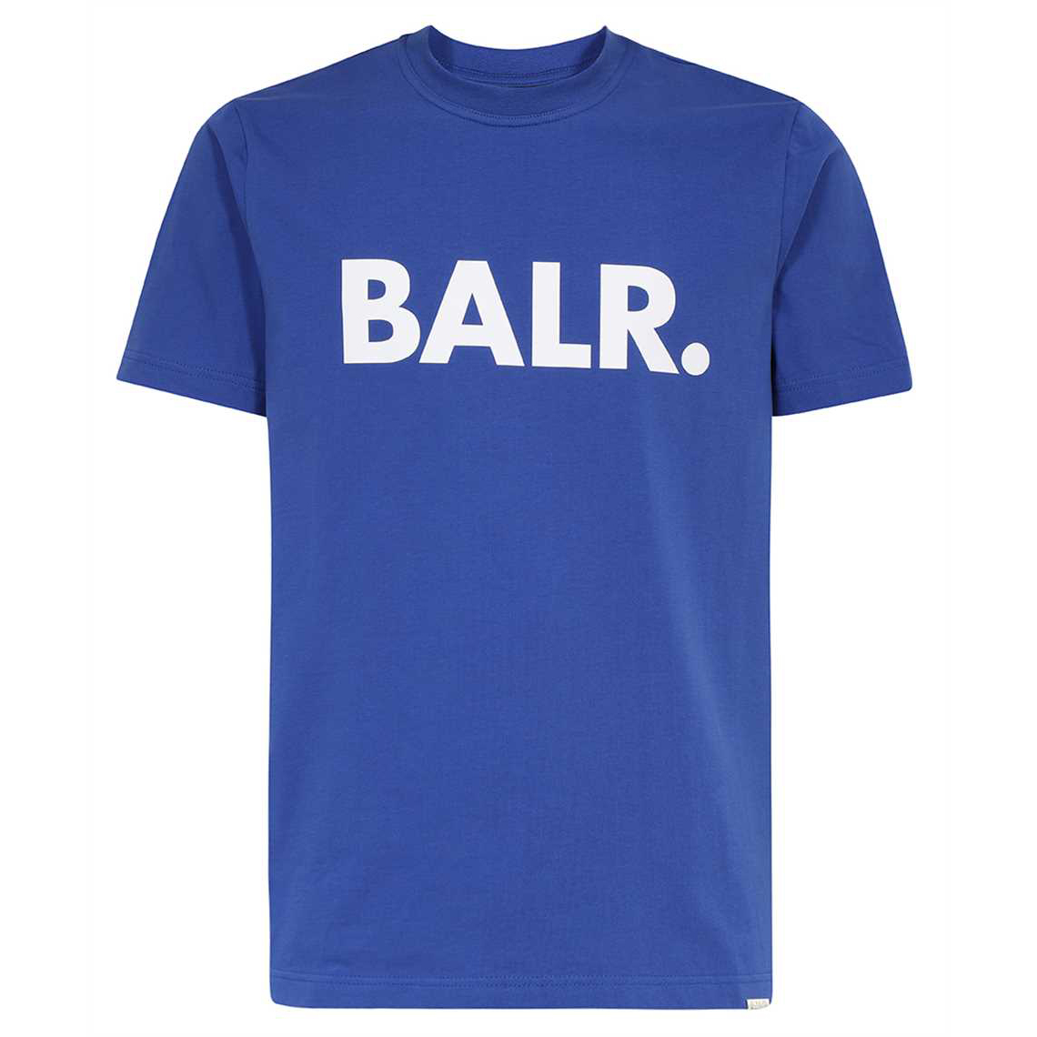 BALR. Tee SS Brand Straight T-Shirt Blauw