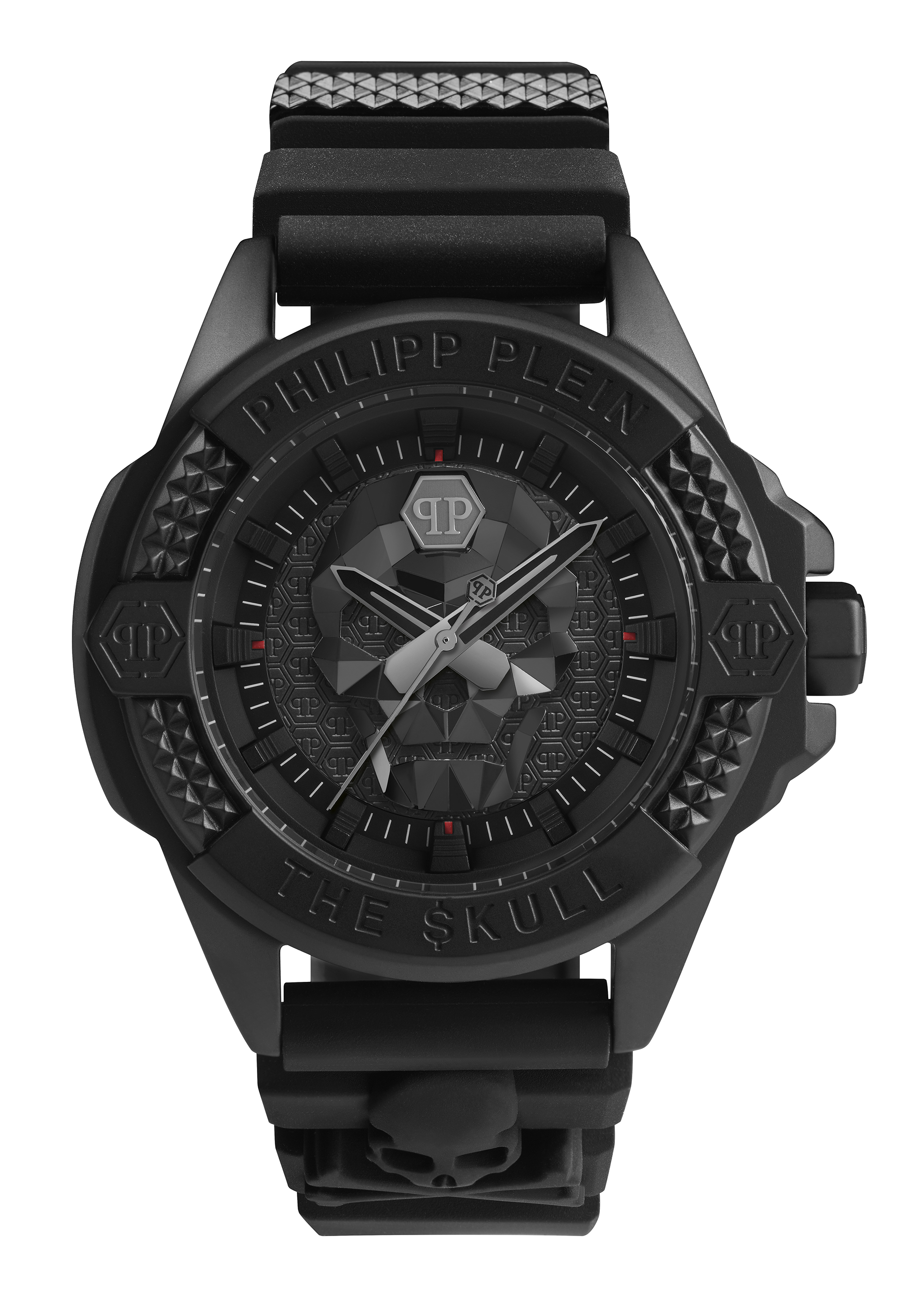 Philipp Plein The $kull Mens Black Watch PWAAA0721 Silicone - One Size