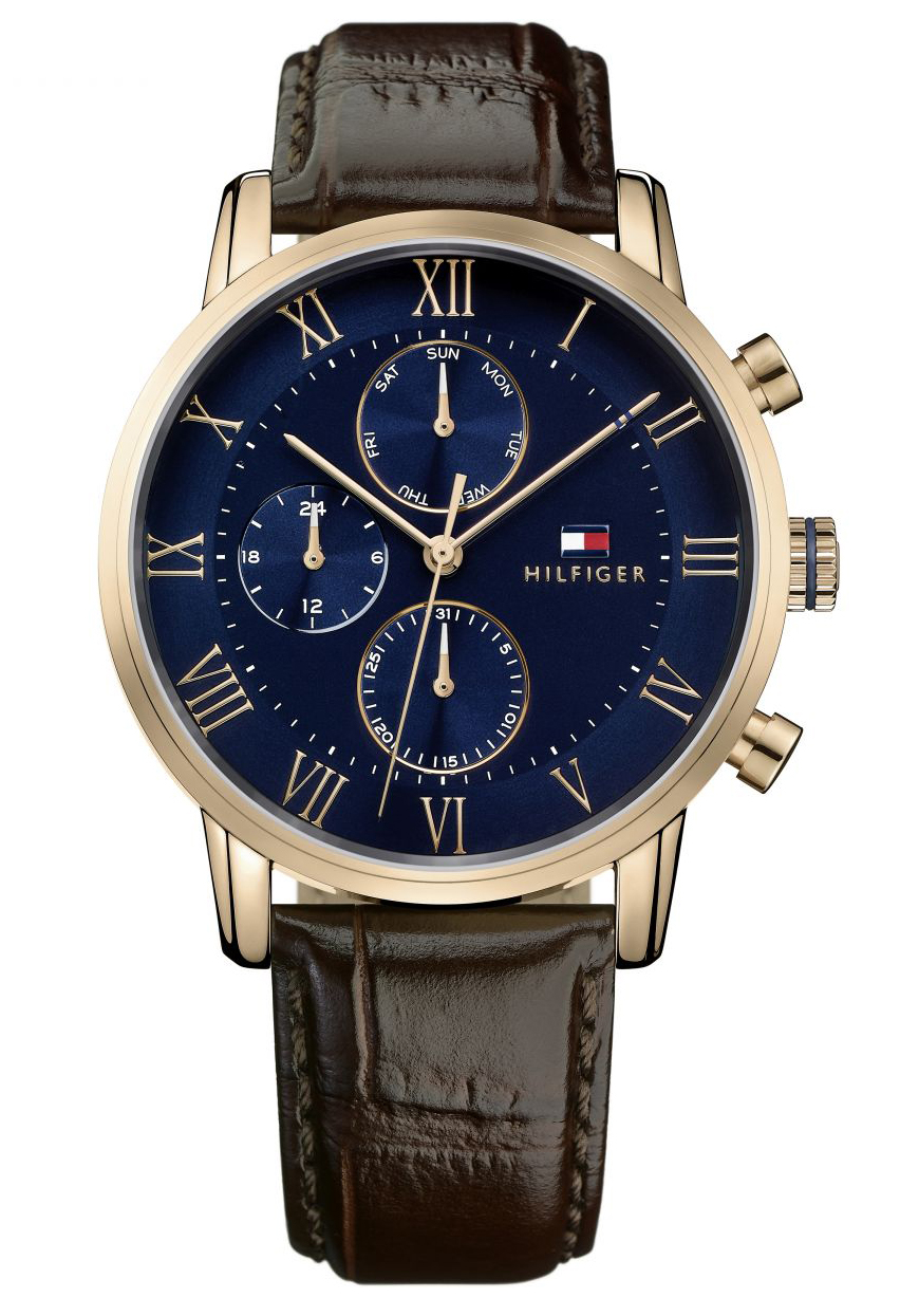 Tommy Hilfiger Kane Mens Brown Watch 1791399 Leather - One Size - Image 3