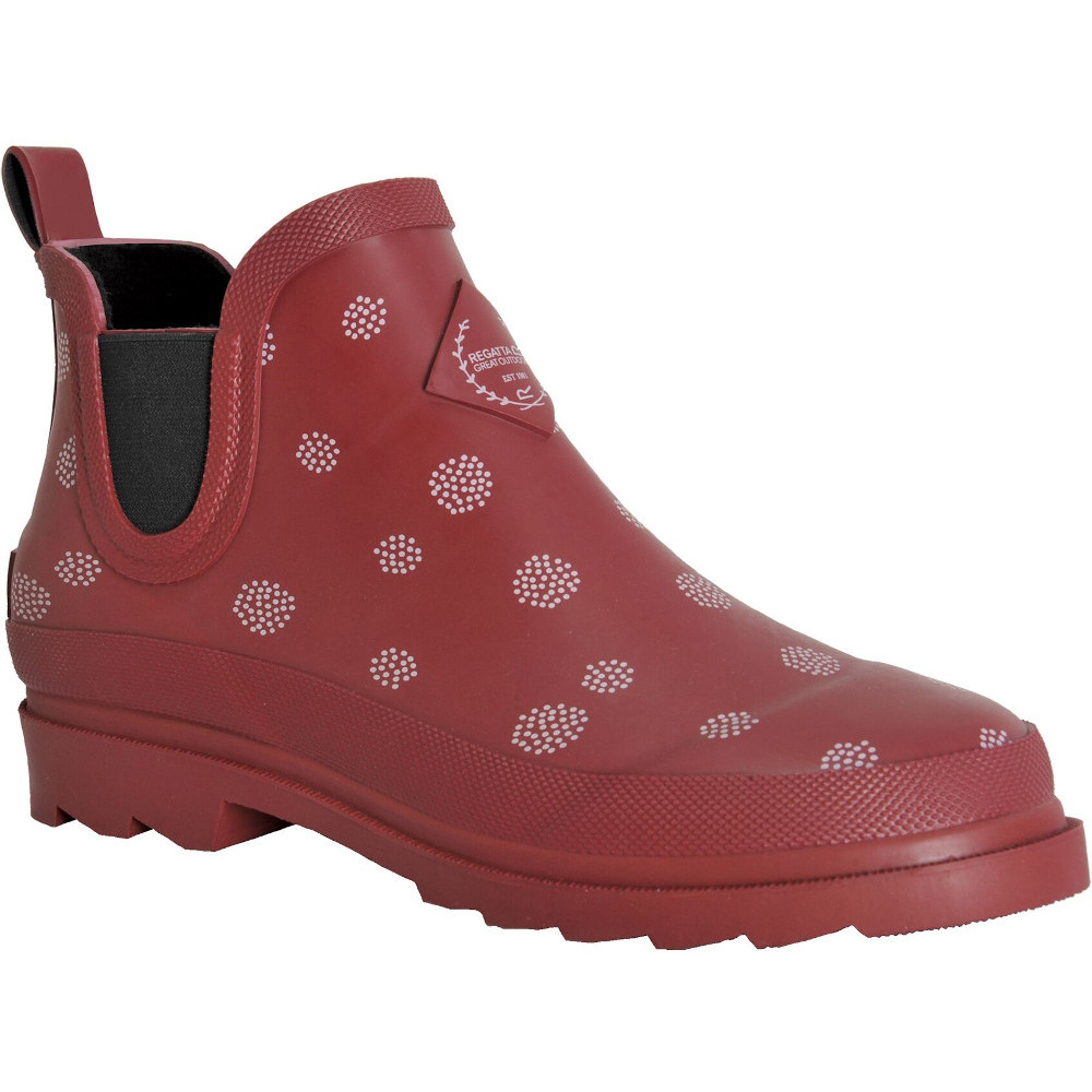 Regatta Women's Lady Harper Wellies - Cabernet Dot - 4 (37) - Image 3