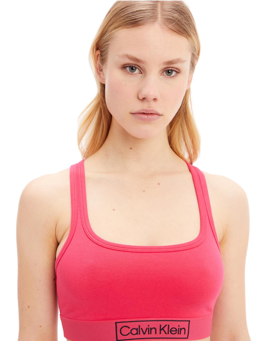 Calvin Klein Women's Pink Unlined Bralette in Size 8, Sports Direct - Image 4